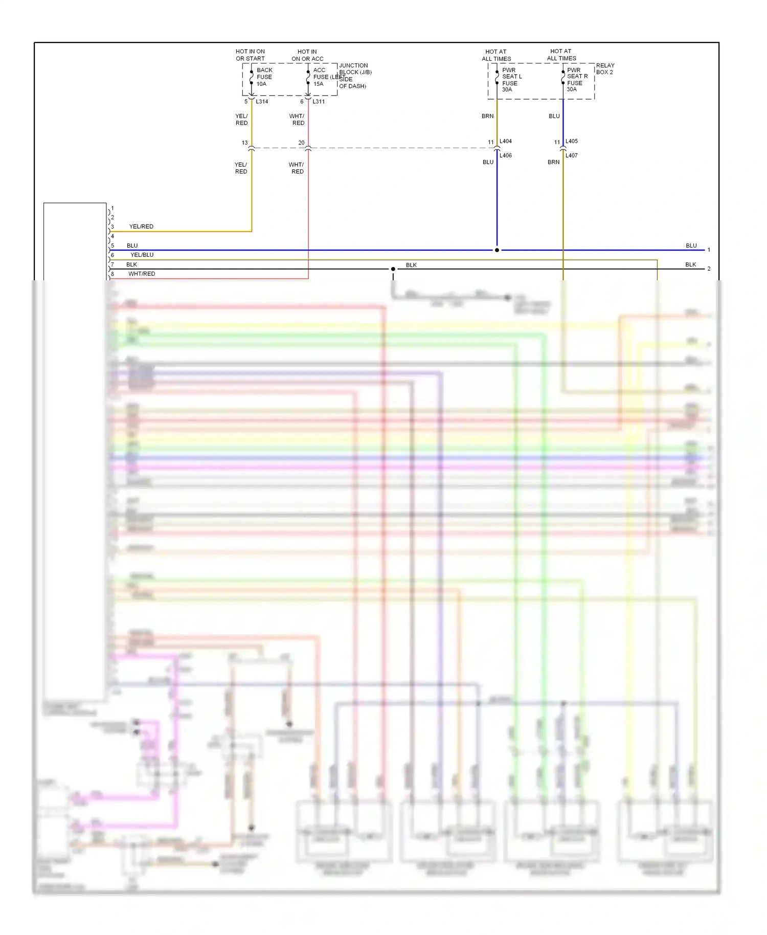 Suzuki Kizashi I (2009-2014) yel wiring diagram  (17 of 38)