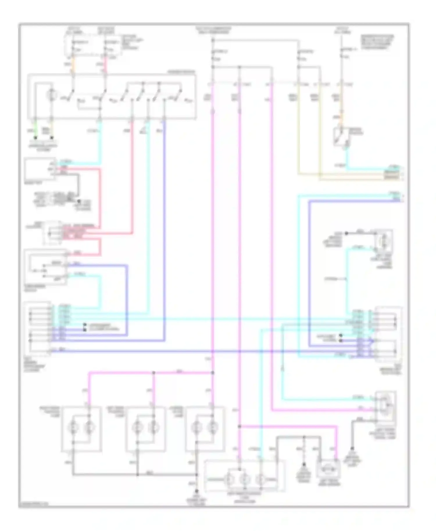 Reno Suzuki I (2004-2008): Exterior lamps circuit (1 of 2)