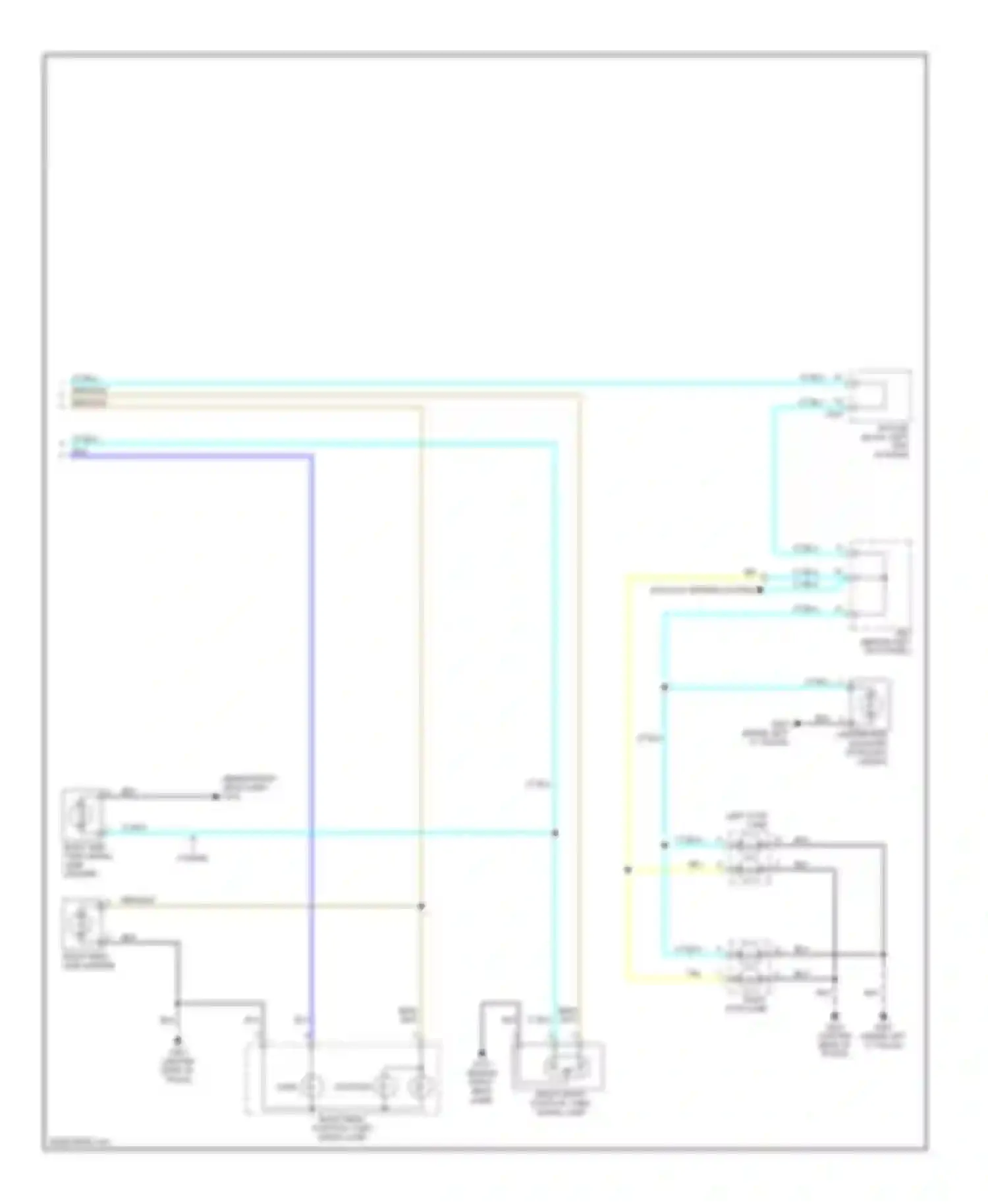 Reno Suzuki I (2004-2008): Exterior lamps circuit (2 of 2)
