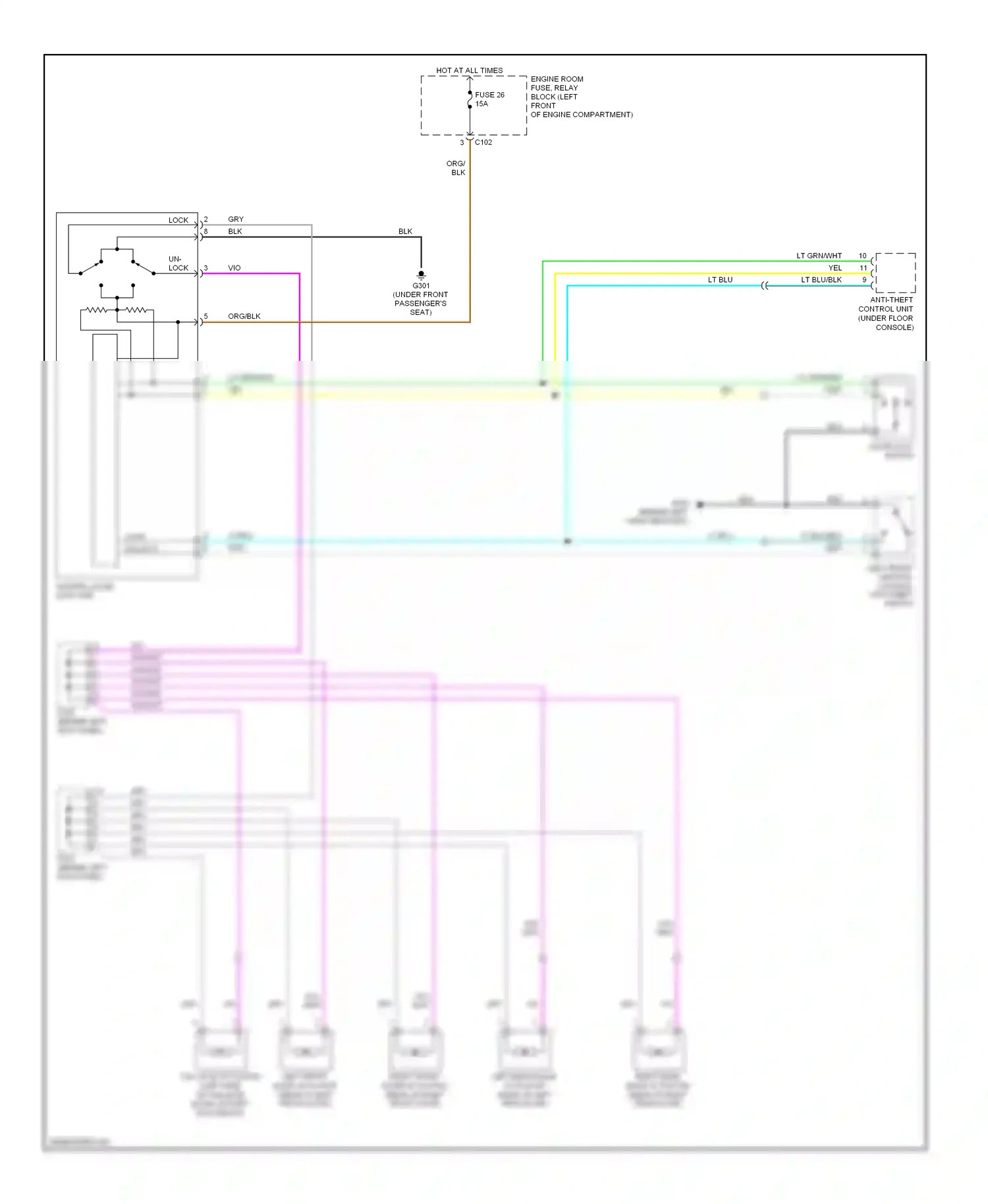 Wiring diagram blk for Suzuki Reno I (2004-2008) (29 of 42)