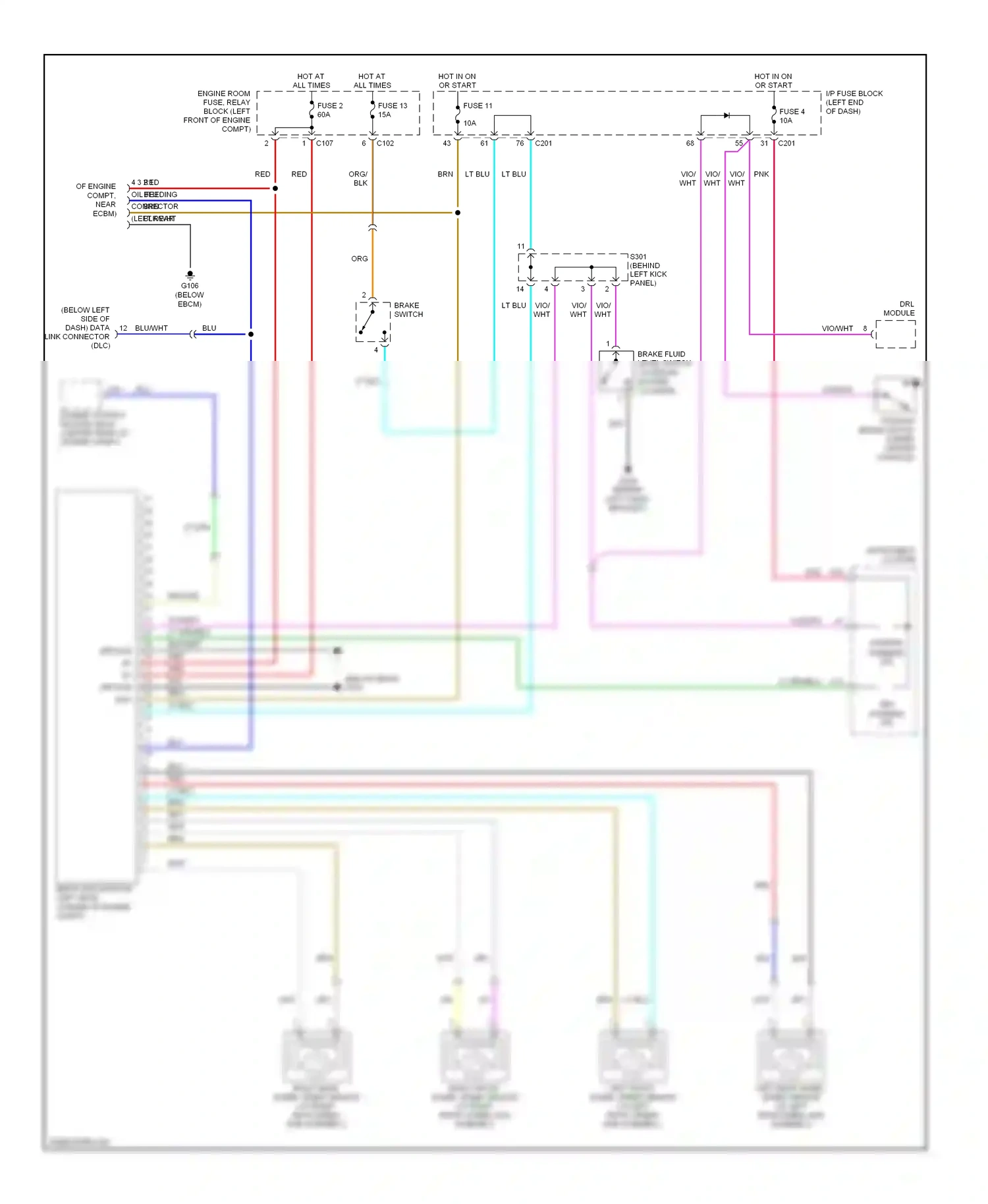 Wiring diagram fuse 2 for Suzuki Reno I (2004-2008) (1 of 6)