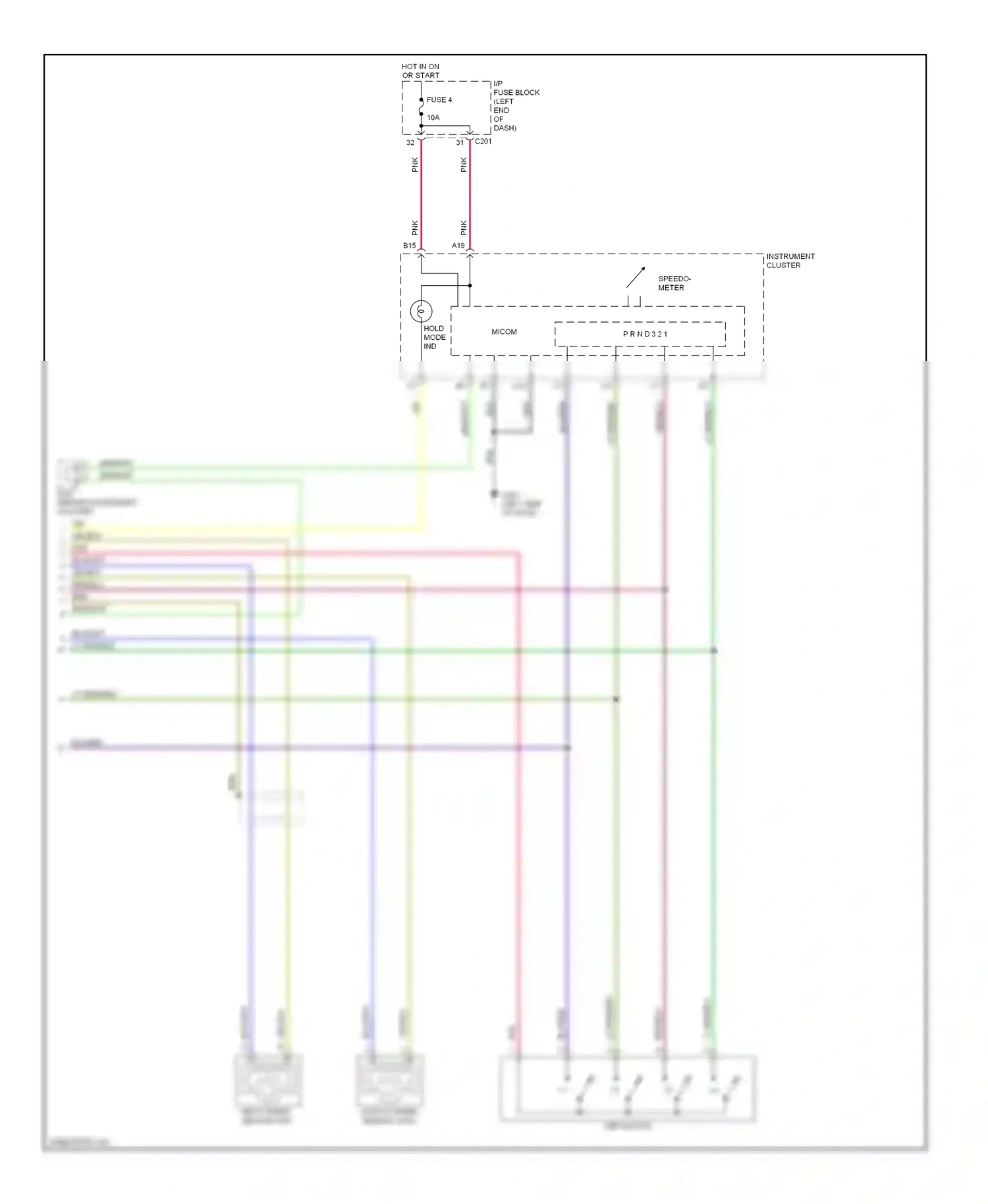 Wiring diagram hold mode ind for Suzuki Reno I (2004-2008) (1 of 1)