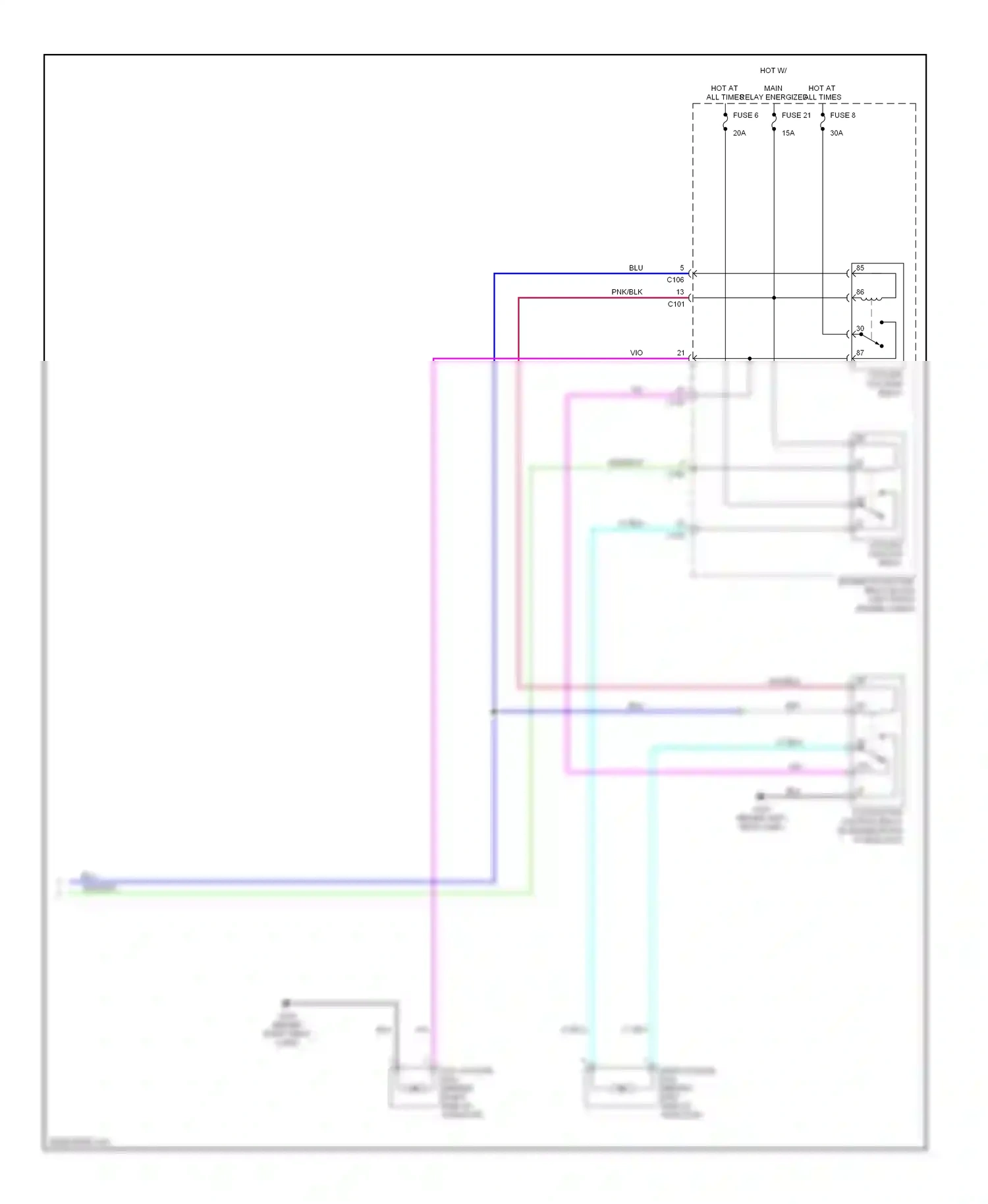 Wiring diagram lt blu for Suzuki Reno I (2004-2008) (8 of 23)