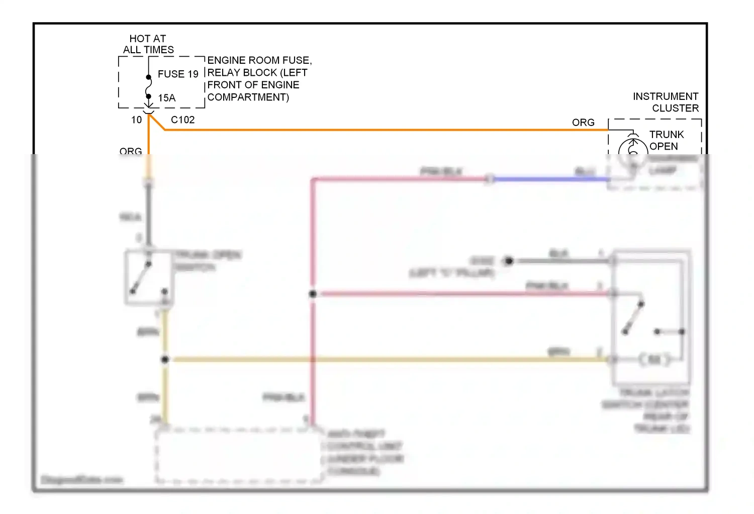 Wiring diagram nca for Suzuki Reno I (2004-2008) (8 of 10)