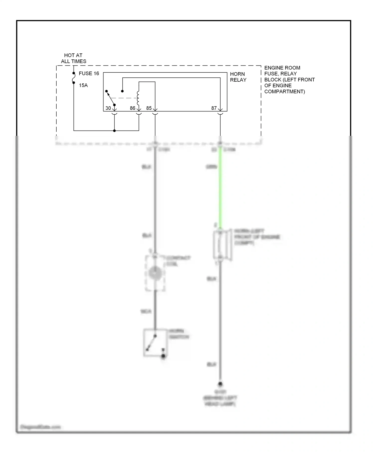 Wiring diagram nca for Suzuki Reno I (2004-2008) (4 of 10)
