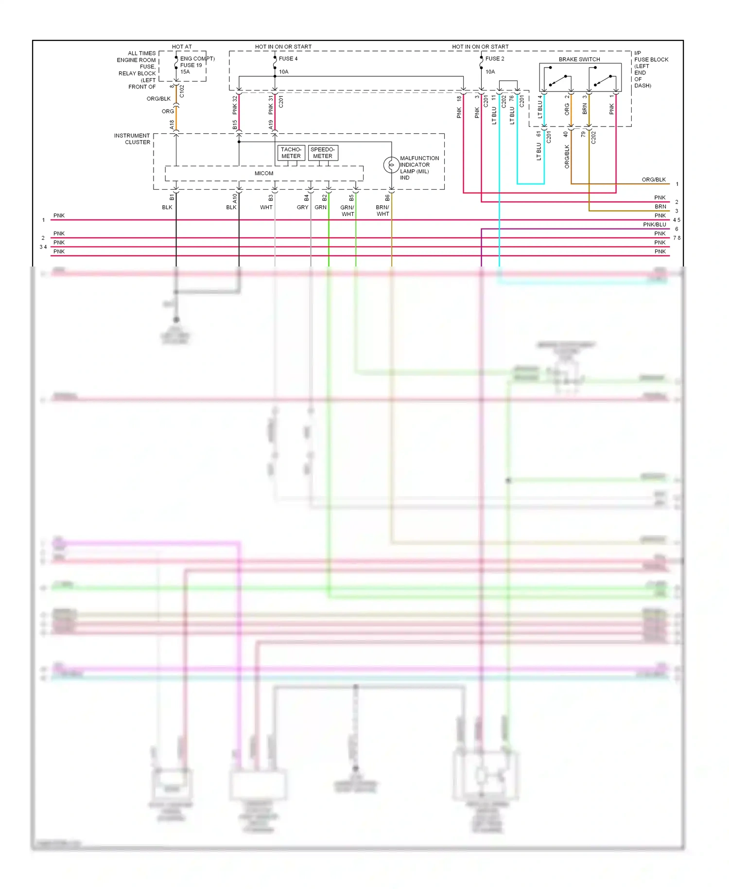 Wiring diagram org/blk for Suzuki Reno I (2004-2008) (8 of 9)
