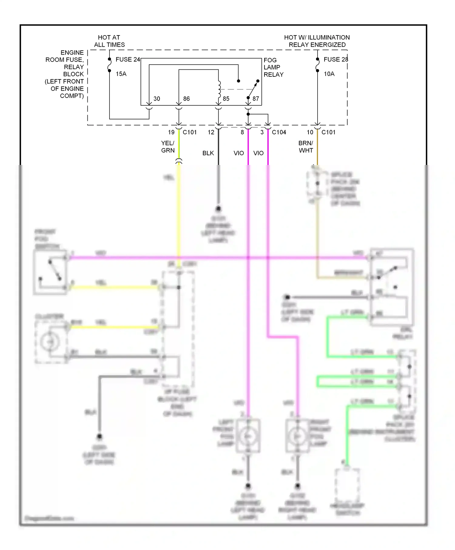 Wiring diagram vio for Suzuki Reno I (2004-2008) (13 of 30)