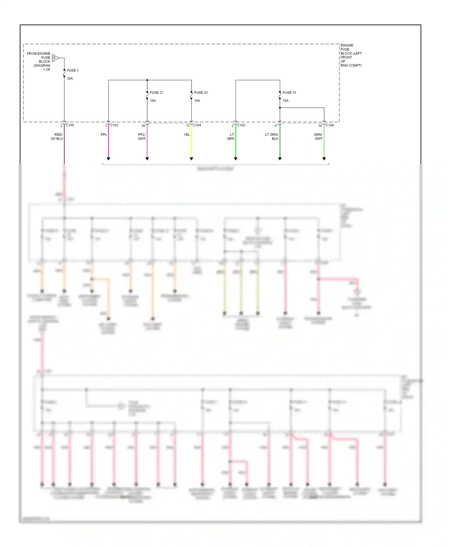 Wiring diagram warning system for Suzuki Reno I (2004-2008) (4 of 4)