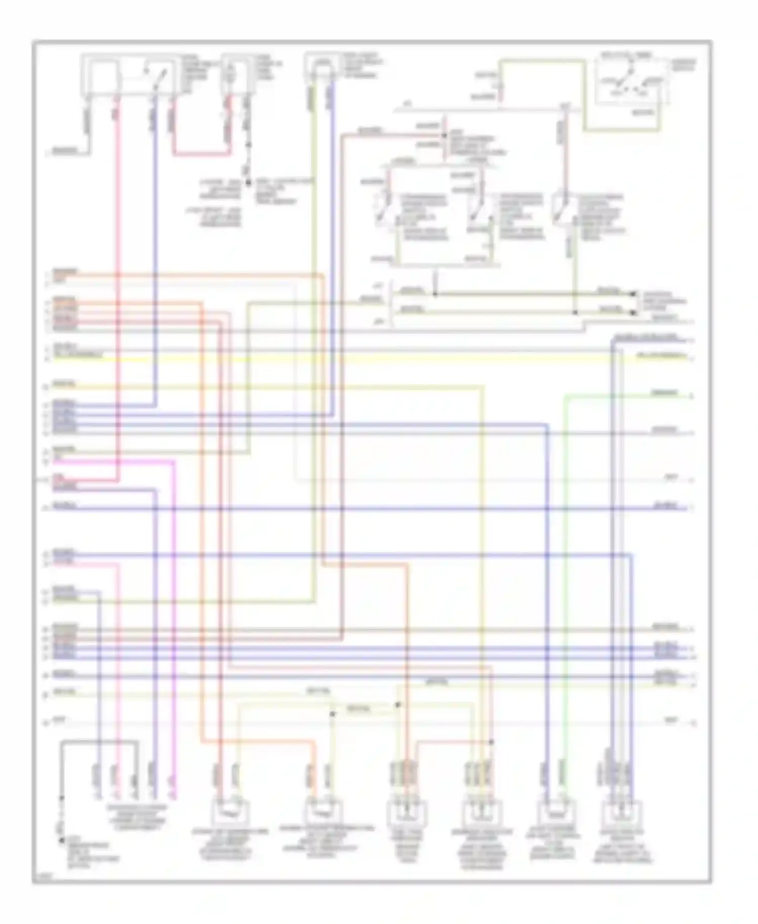 Sidekick Suzuki I (1988-1998): Wiring diagram engine performance 1.6ls (2 of 3)