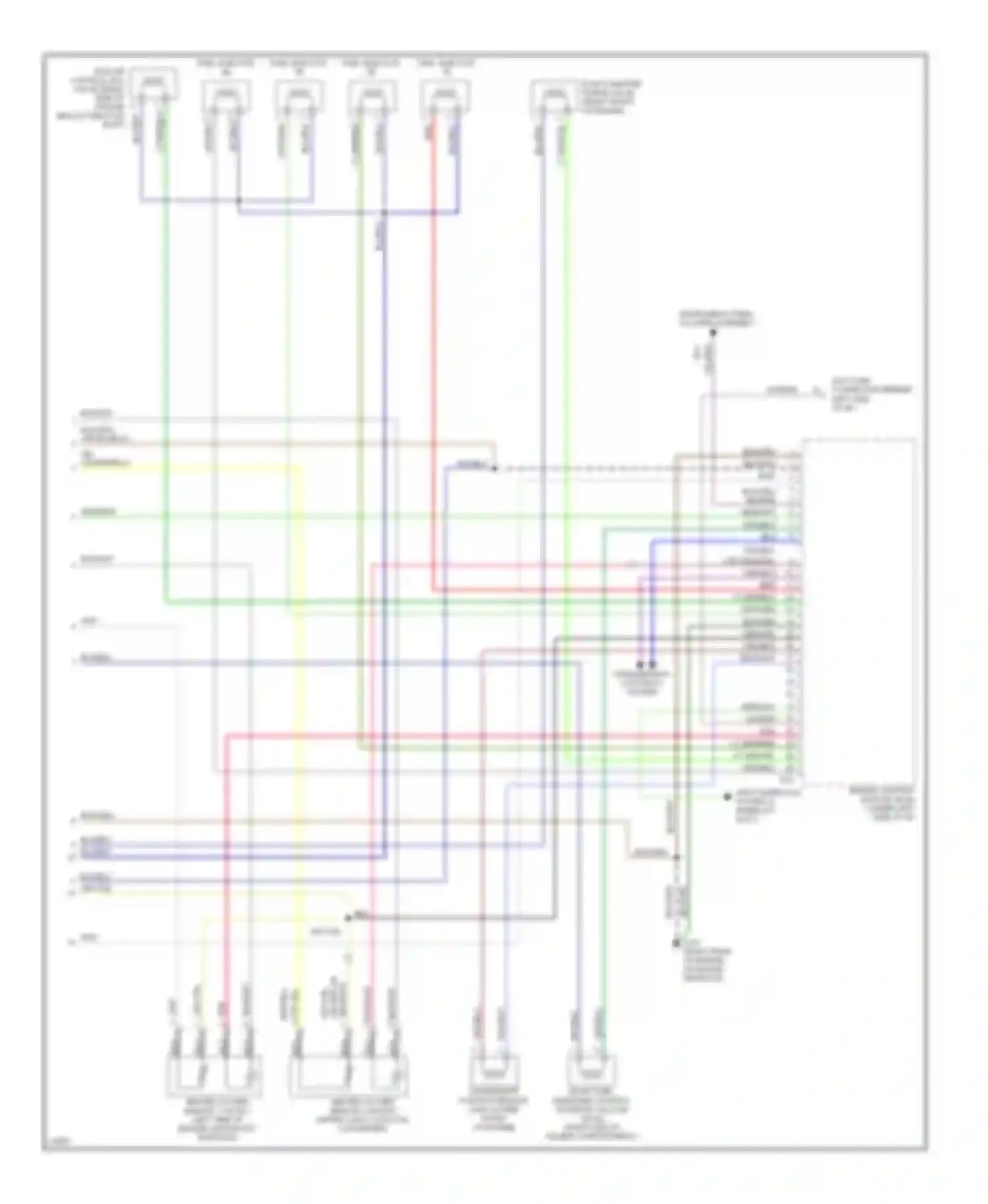 Sidekick Suzuki I (1988-1998): Wiring diagram engine performance 1.6ls (3 of 3)