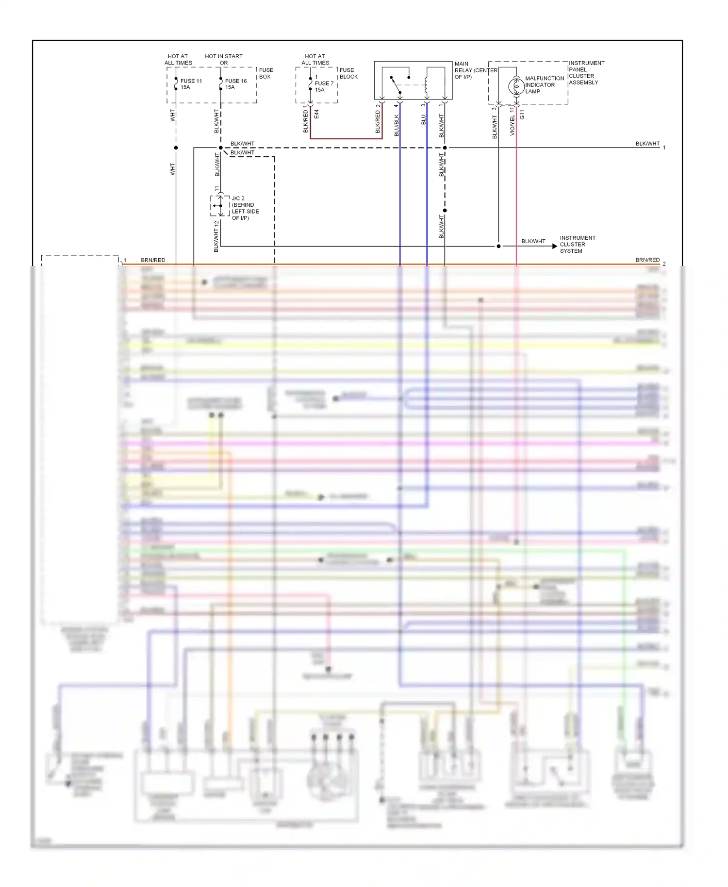 Wiring diagram abs controller for Suzuki Sidekick I (1988-1998) (1 of 1)