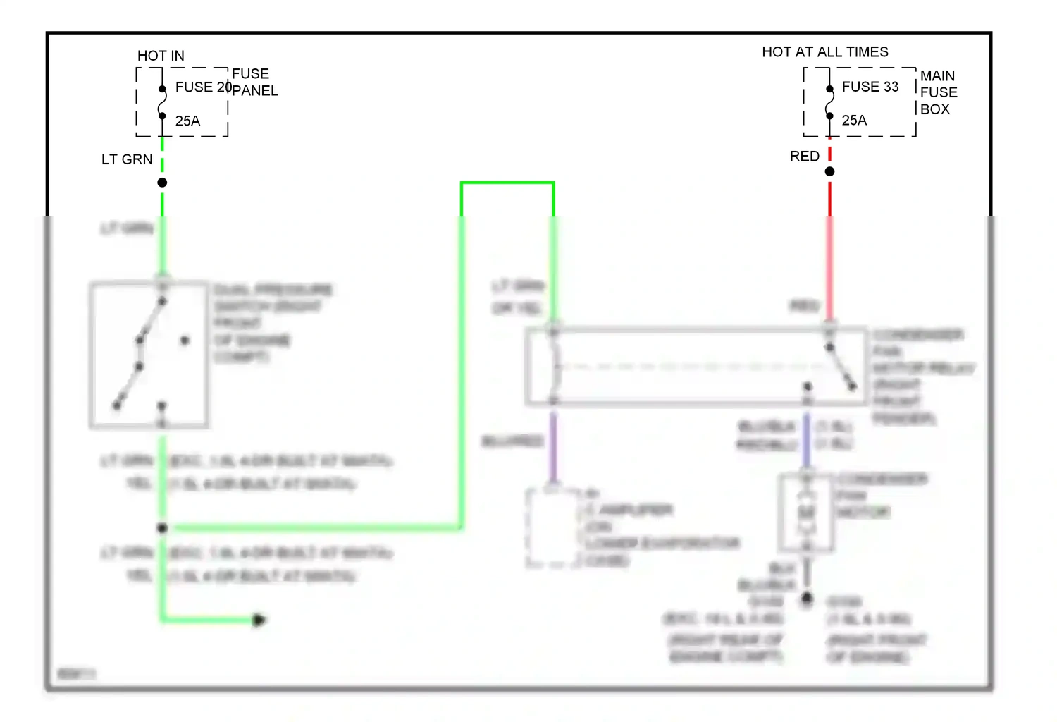 Wiring diagram red/blu for Suzuki Sidekick I (1988-1998) (6 of 11)