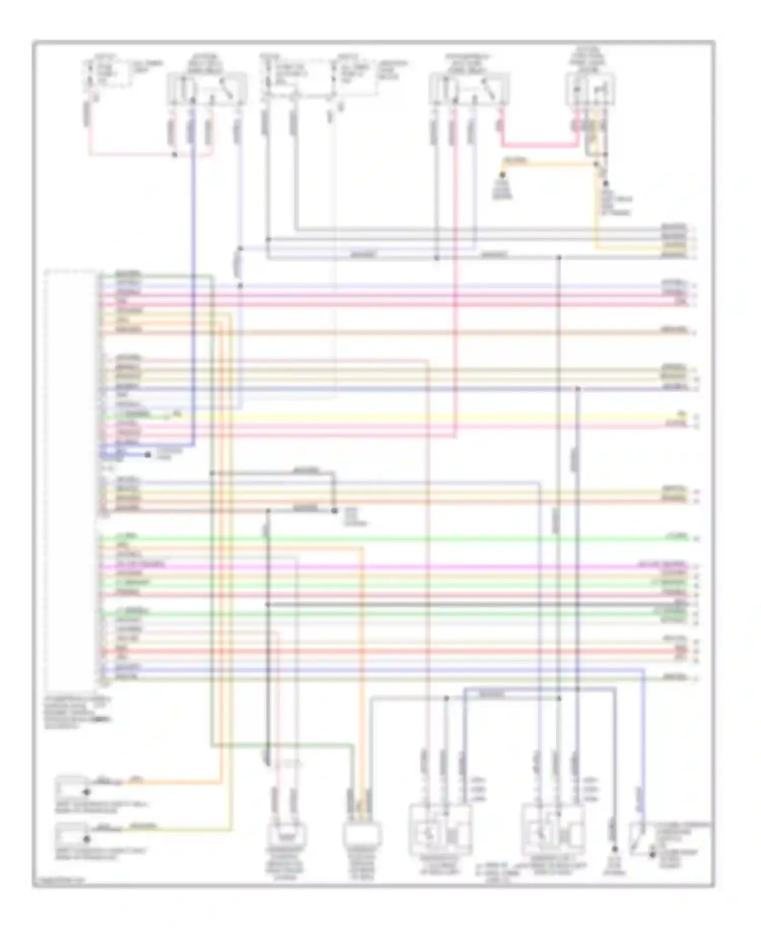 Swift Suzuki II facelift (1995-2003): Wiring diagram engine performance 1.3ls (1 of 3)
