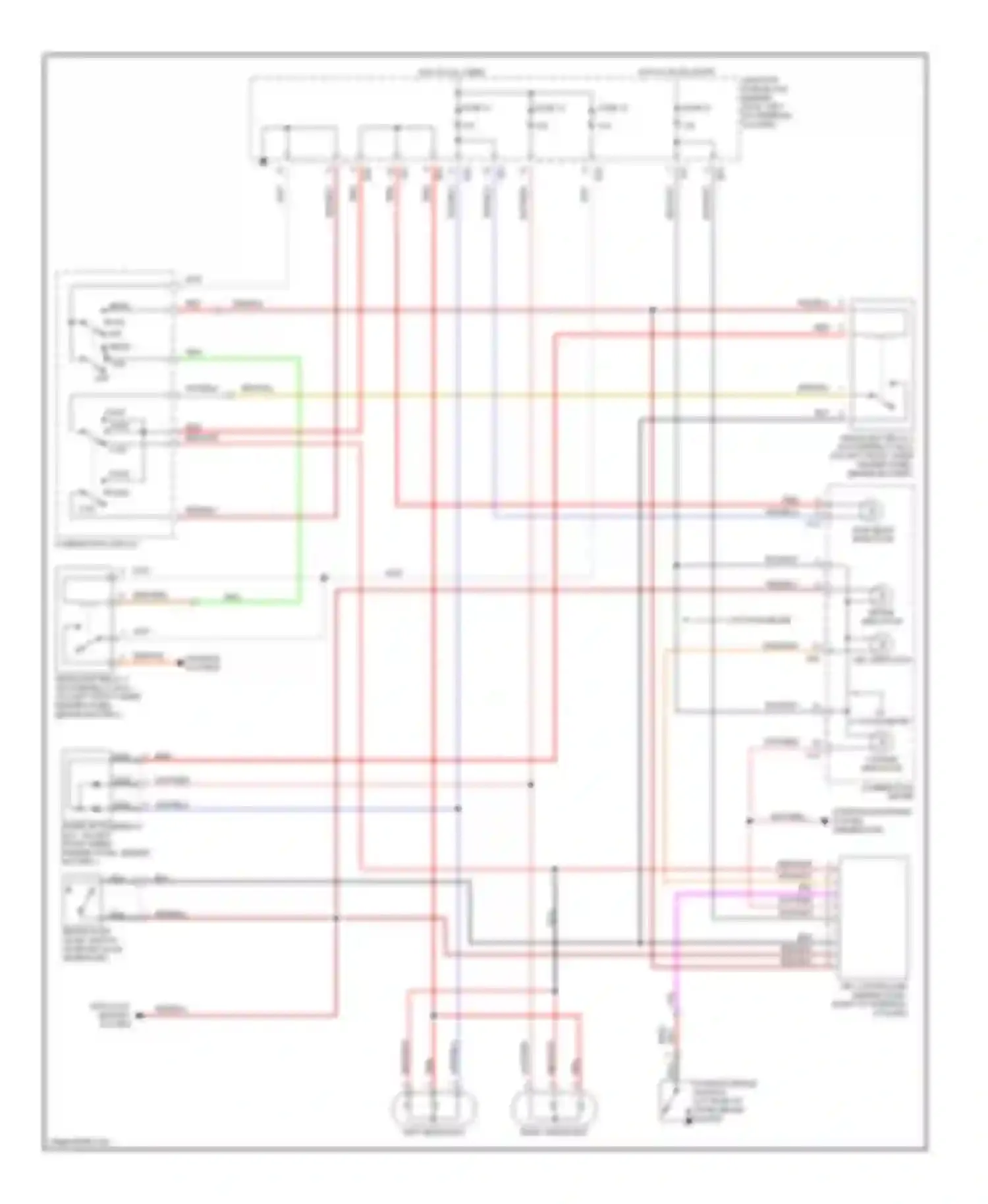 Swift Suzuki II facelift (1995-2003): Headlight circuit