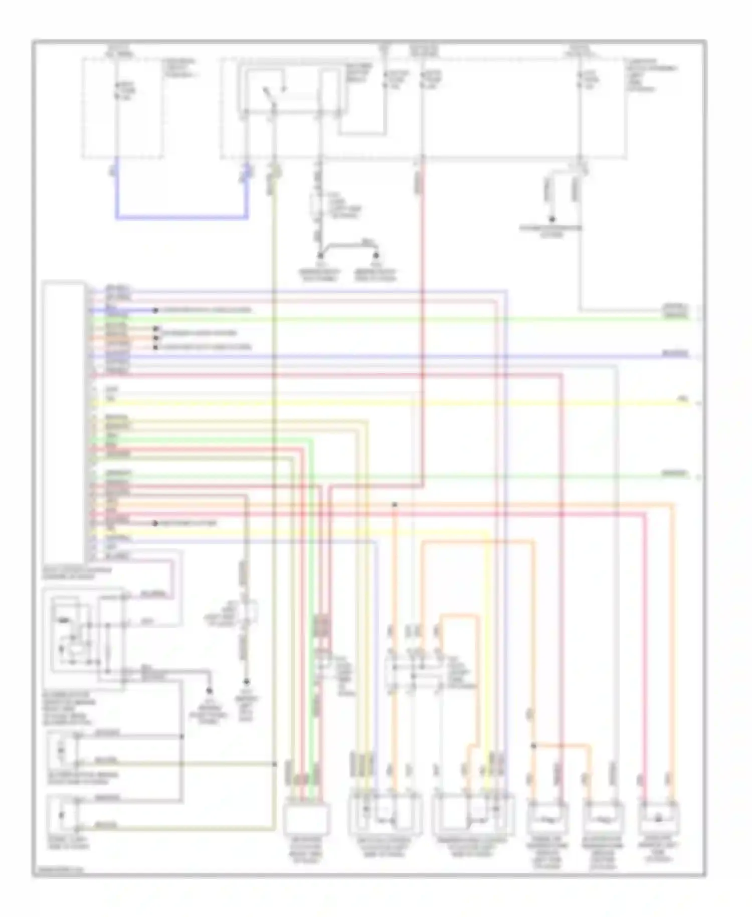 SX4 Suzuki I facelift (2009-2014): Automatic a/c circuit (1 of 2)