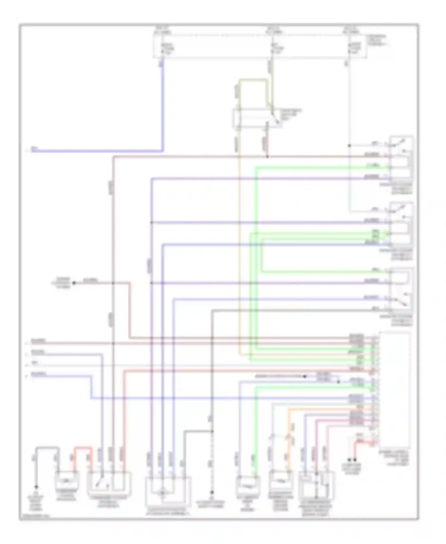 SX4 Suzuki I facelift (2009-2014): Manual a/c circuit (2 of 2)