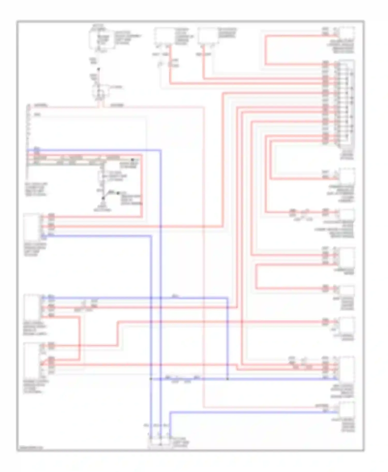 SX4 Suzuki I facelift (2009-2014): Computer data lines circuit