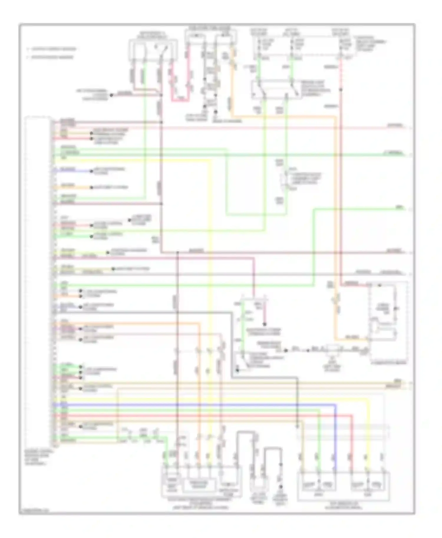 SX4 Suzuki I facelift (2009-2014): Wiring diagram engine performance 2.0l (1 of 3)