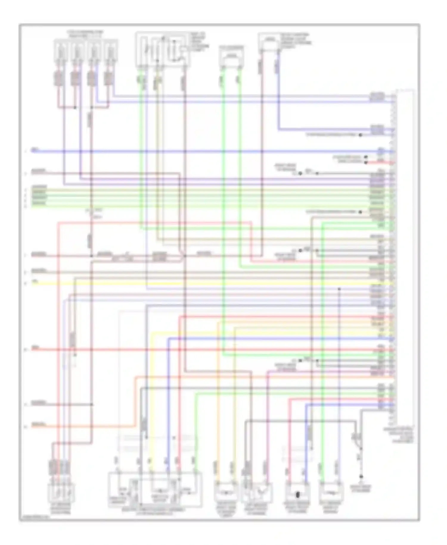 SX4 Suzuki I facelift (2009-2014): Wiring diagram engine performance 2.0l (3 of 3)