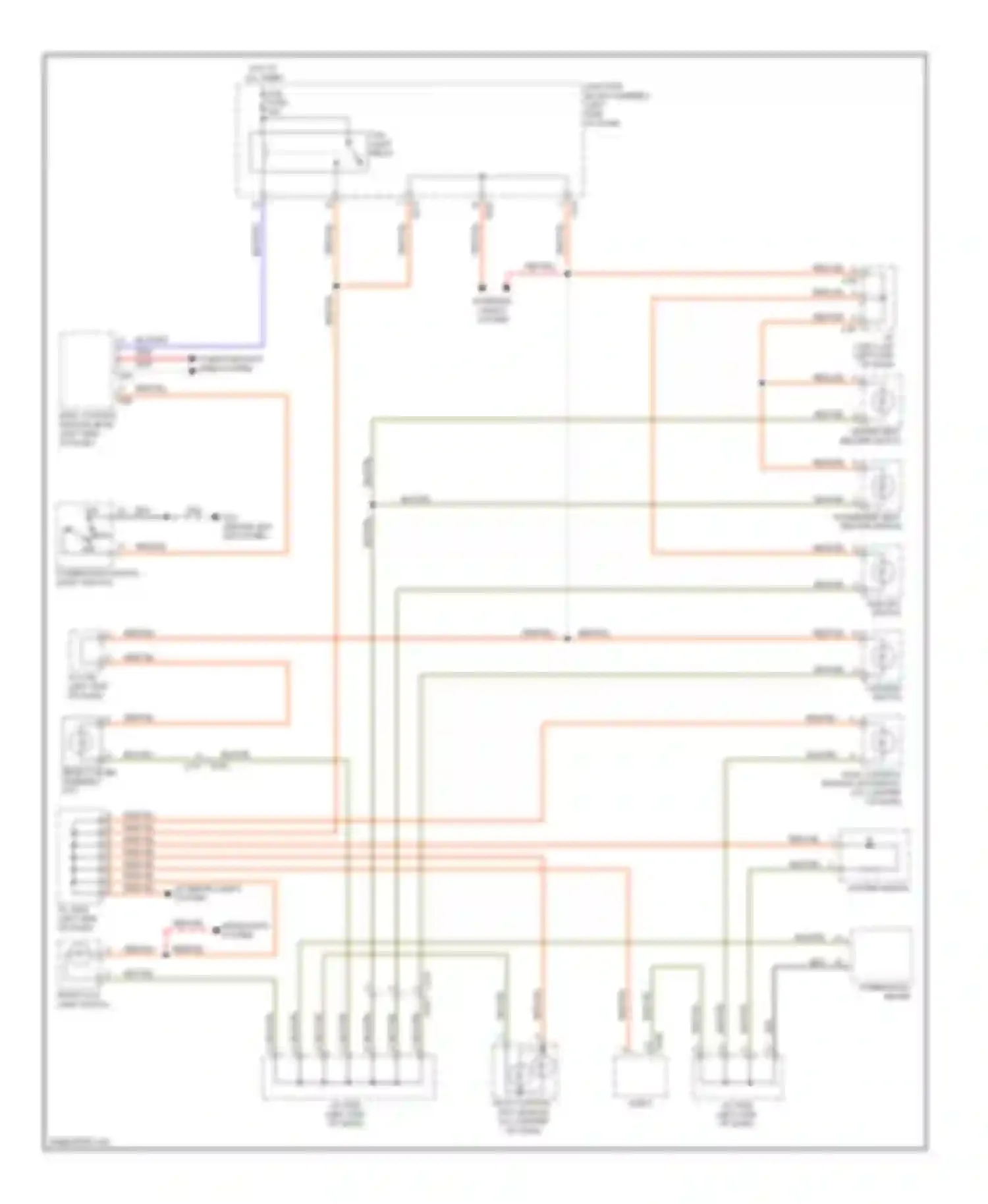 SX4 Suzuki I facelift (2009-2014): Instrument illumination circuit