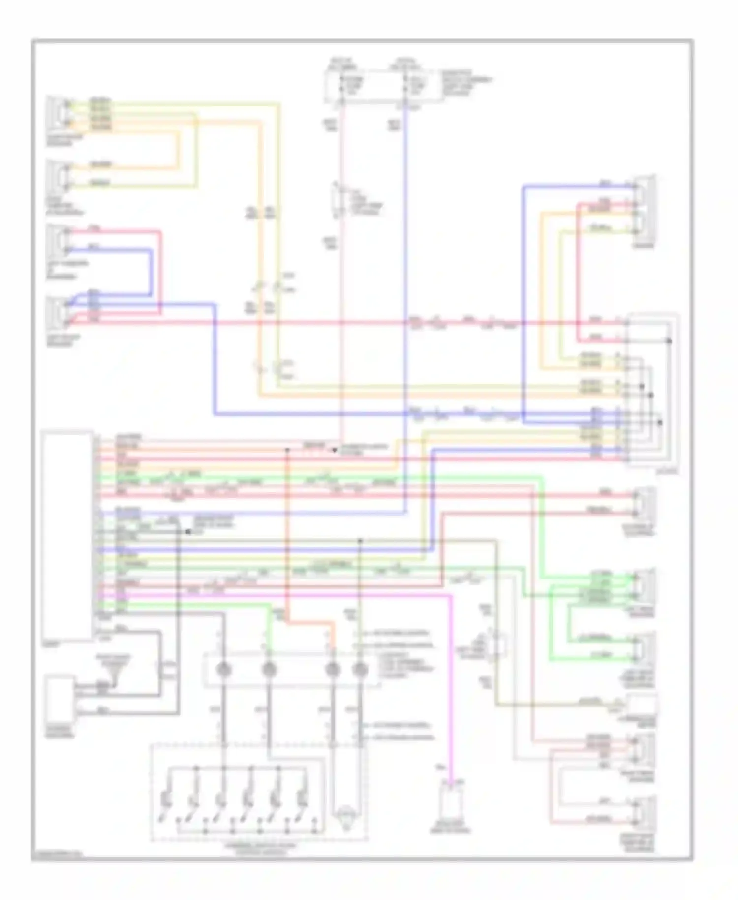 SX4 Suzuki I facelift (2009-2014): Radio circuit