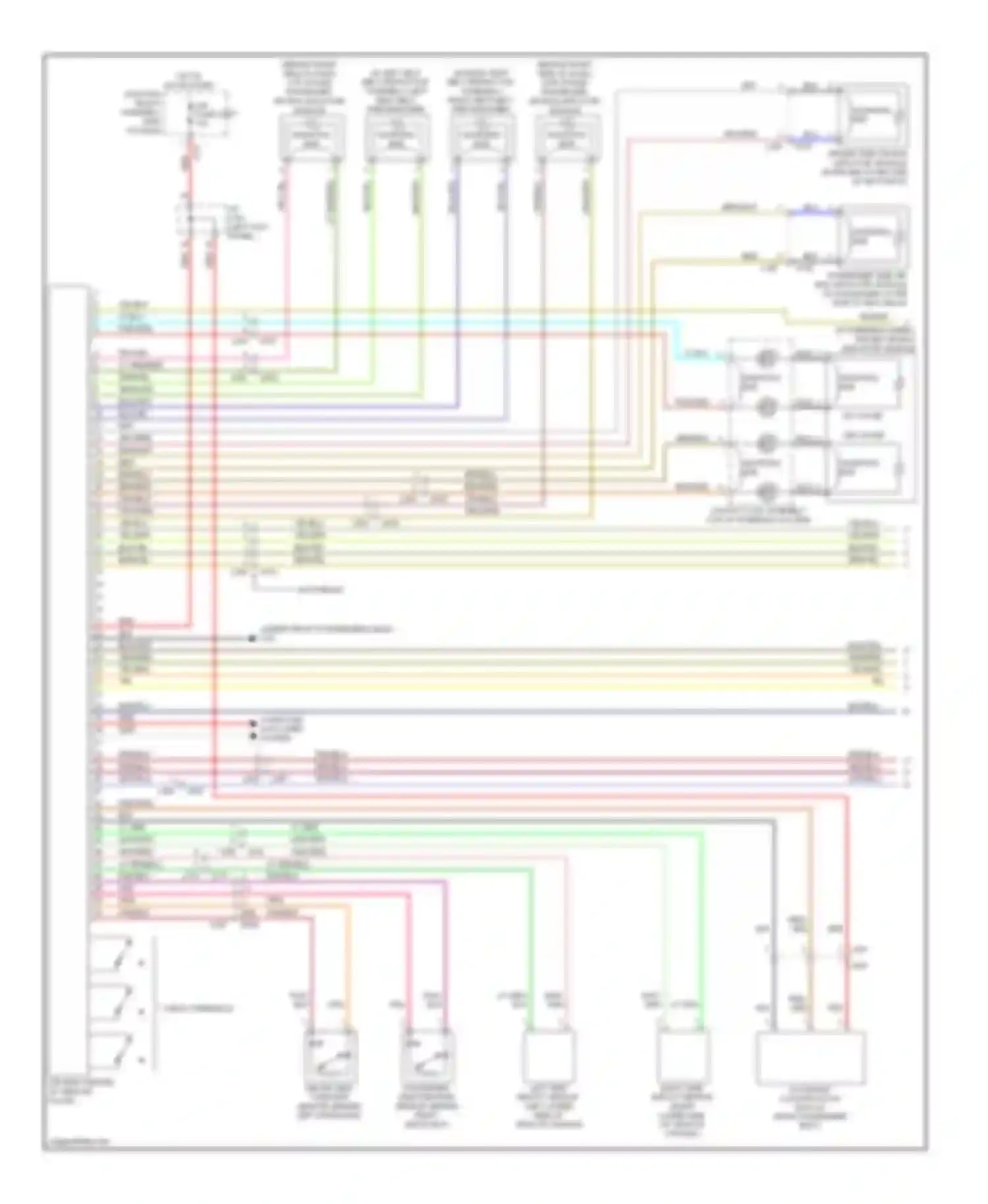 SX4 Suzuki I facelift (2009-2014): Supplemental restraints circuit, with advanced air bags (1 of 2)