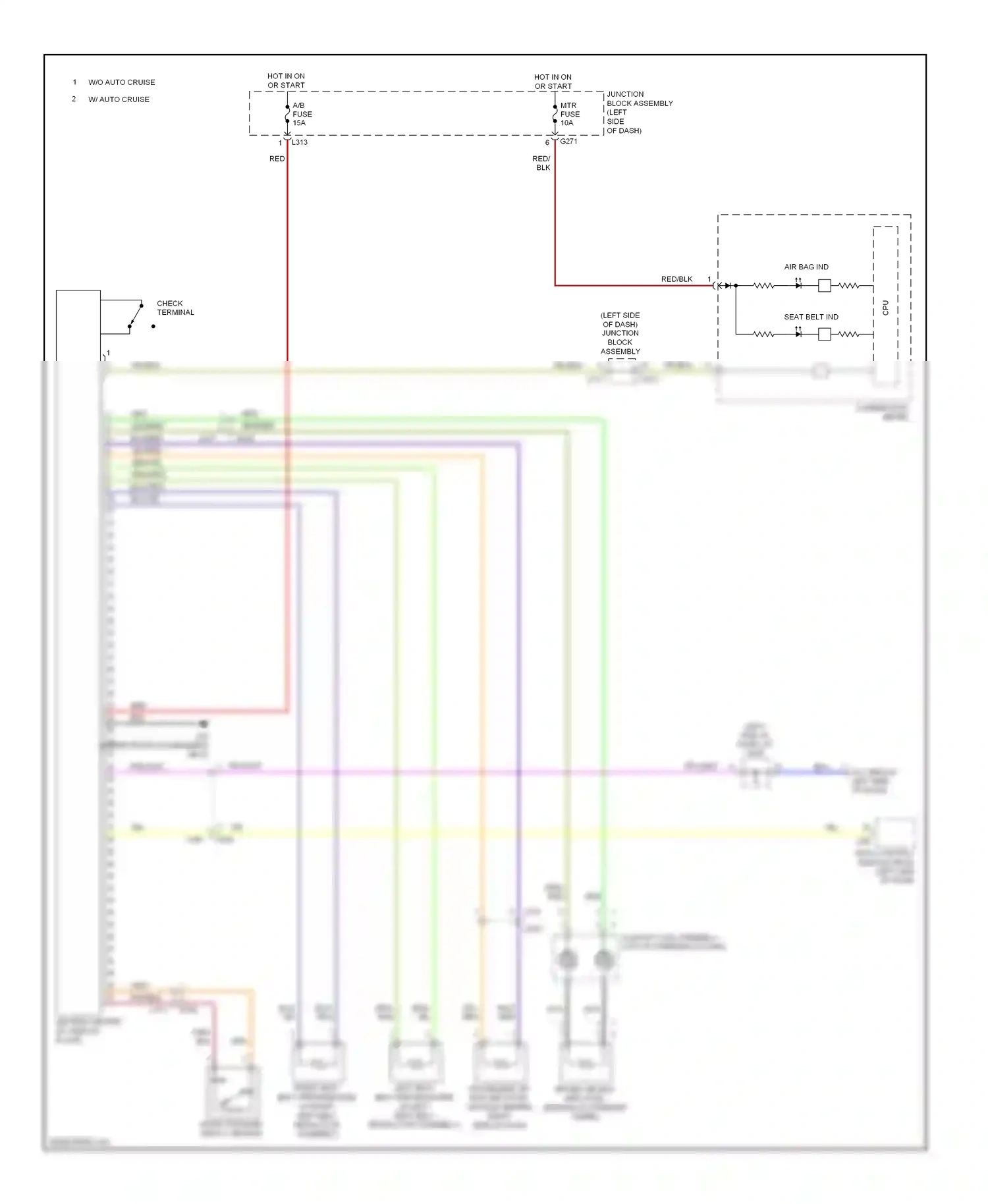 Wiring diagram blu for Suzuki SX4 I facelift (2009-2014) (30 of 33)