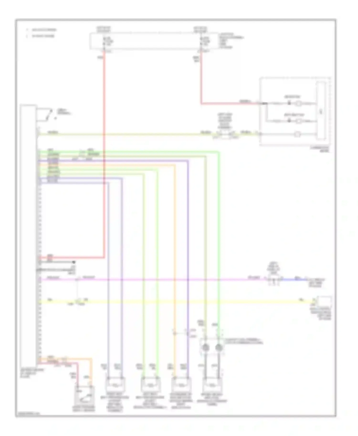 Wiring diagram combination meter for Suzuki SX4 I facelift (2009-2014) (19 of 20)