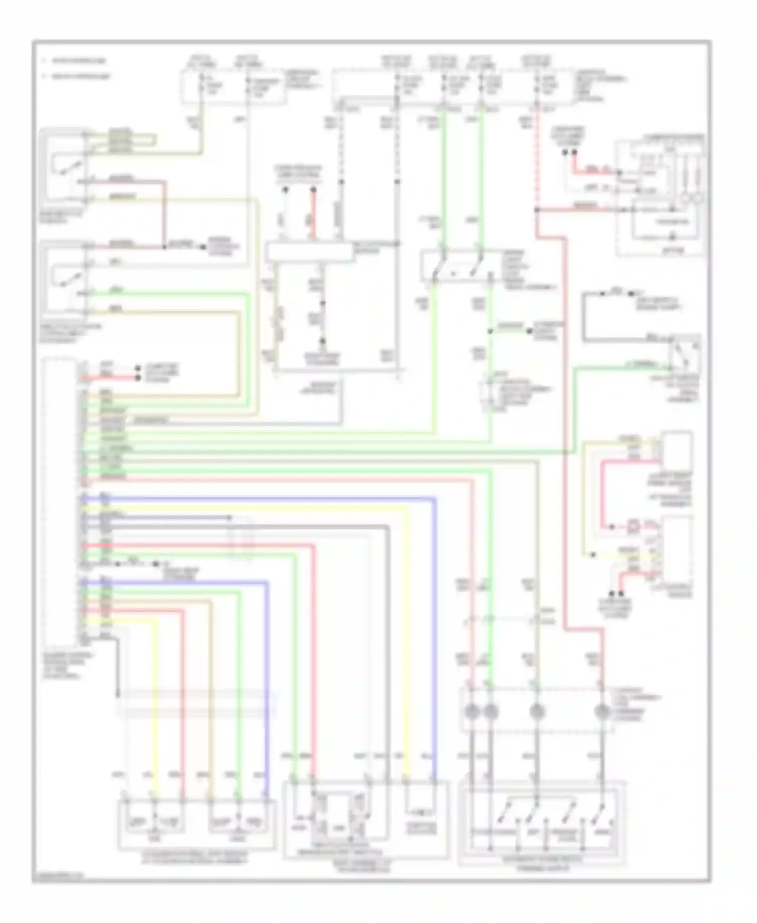 Wiring diagram combination meter for Suzuki SX4 I facelift (2009-2014) (4 of 20)