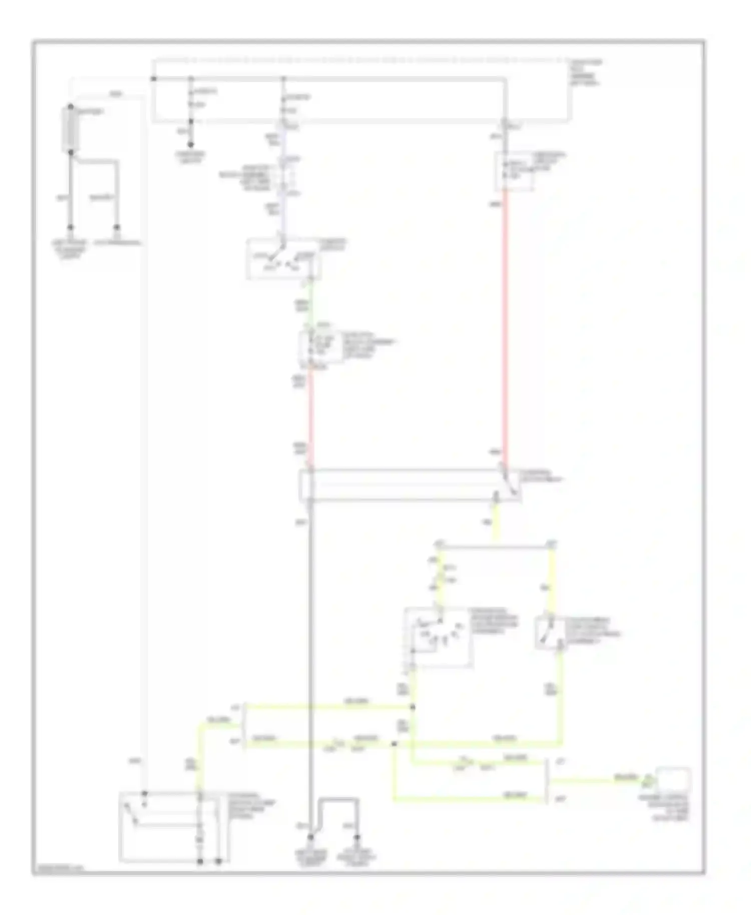 Wiring diagram ignition switch for Suzuki SX4 I facelift (2009-2014) (2 of 2)