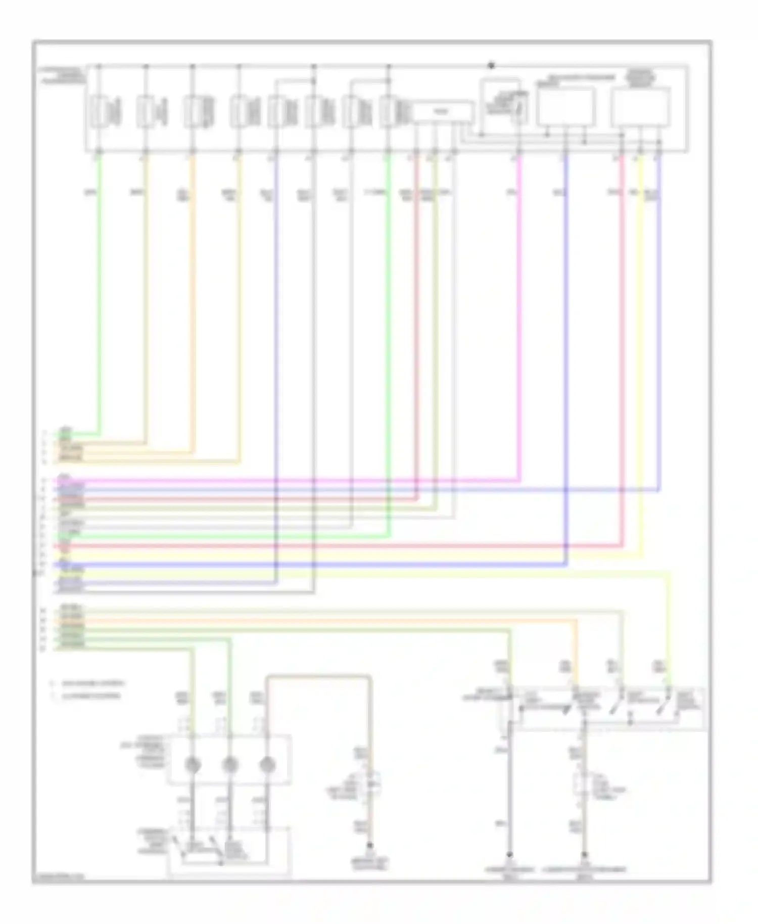 Wiring diagram manual mode switch for Suzuki SX4 I facelift (2009-2014) (1 of 1)