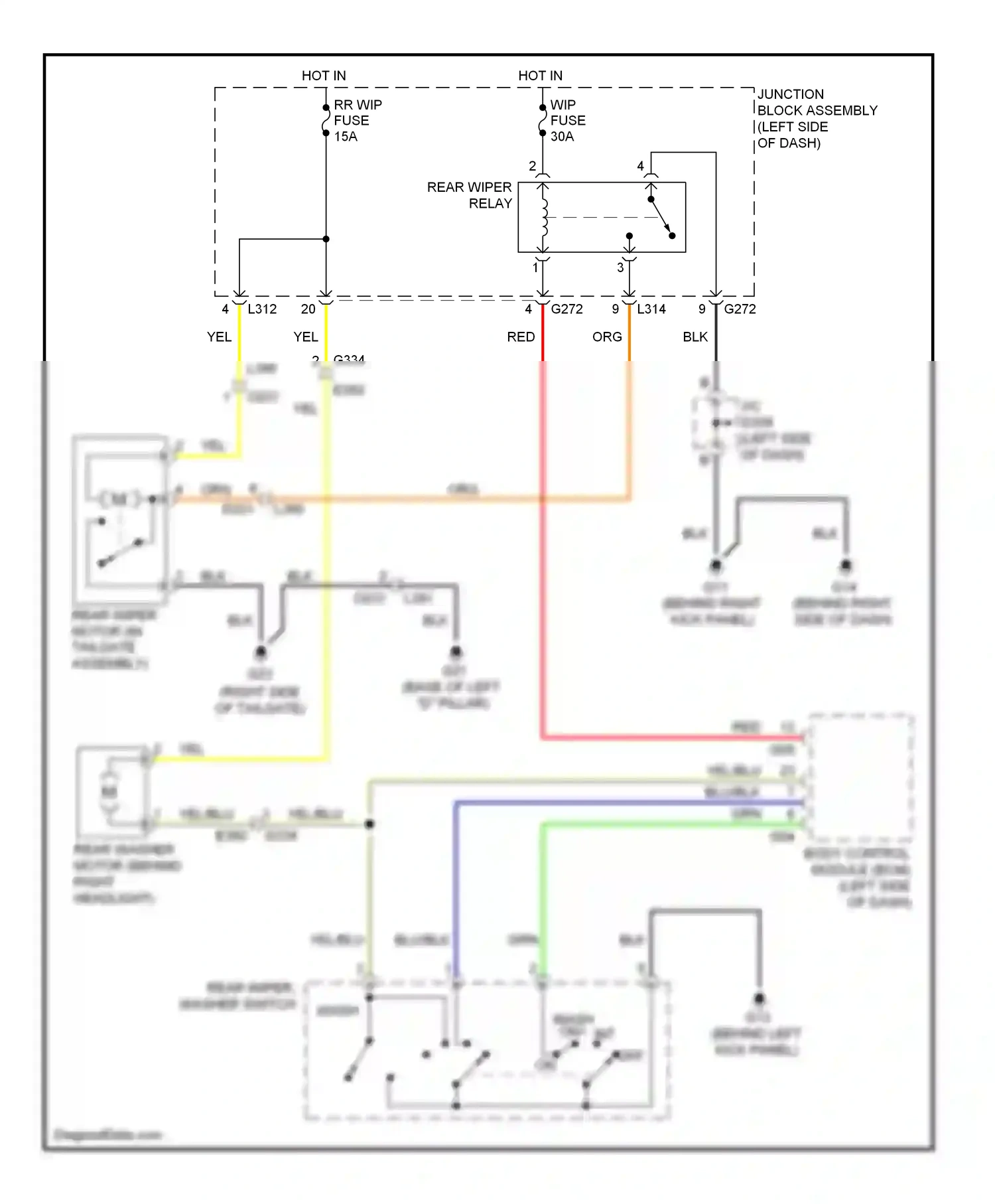 Wiring diagram red for Suzuki SX4 I facelift (2009-2014) (43 of 44)