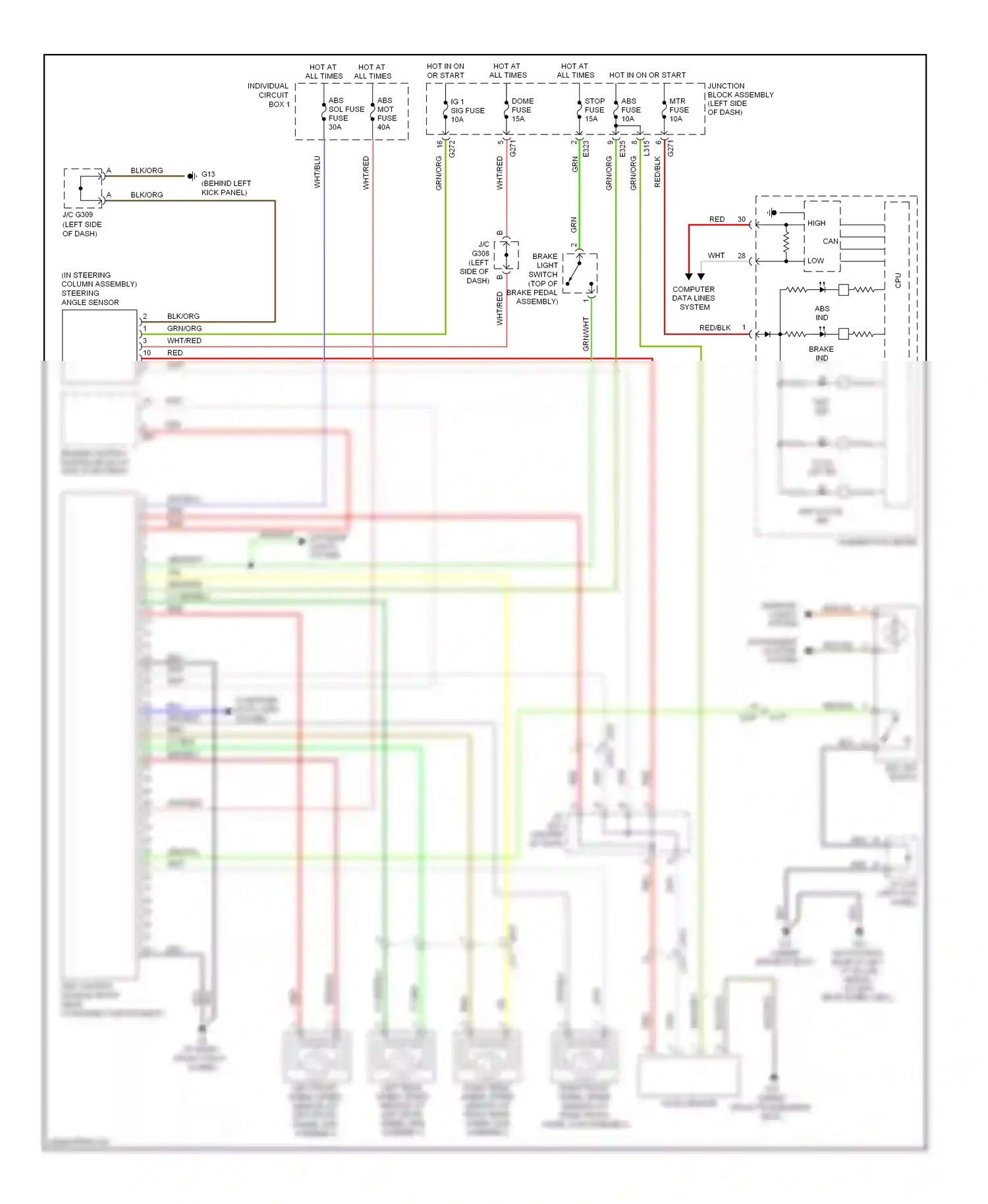 Wiring diagram red/blk for Suzuki SX4 I facelift (2009-2014) (1 of 29)