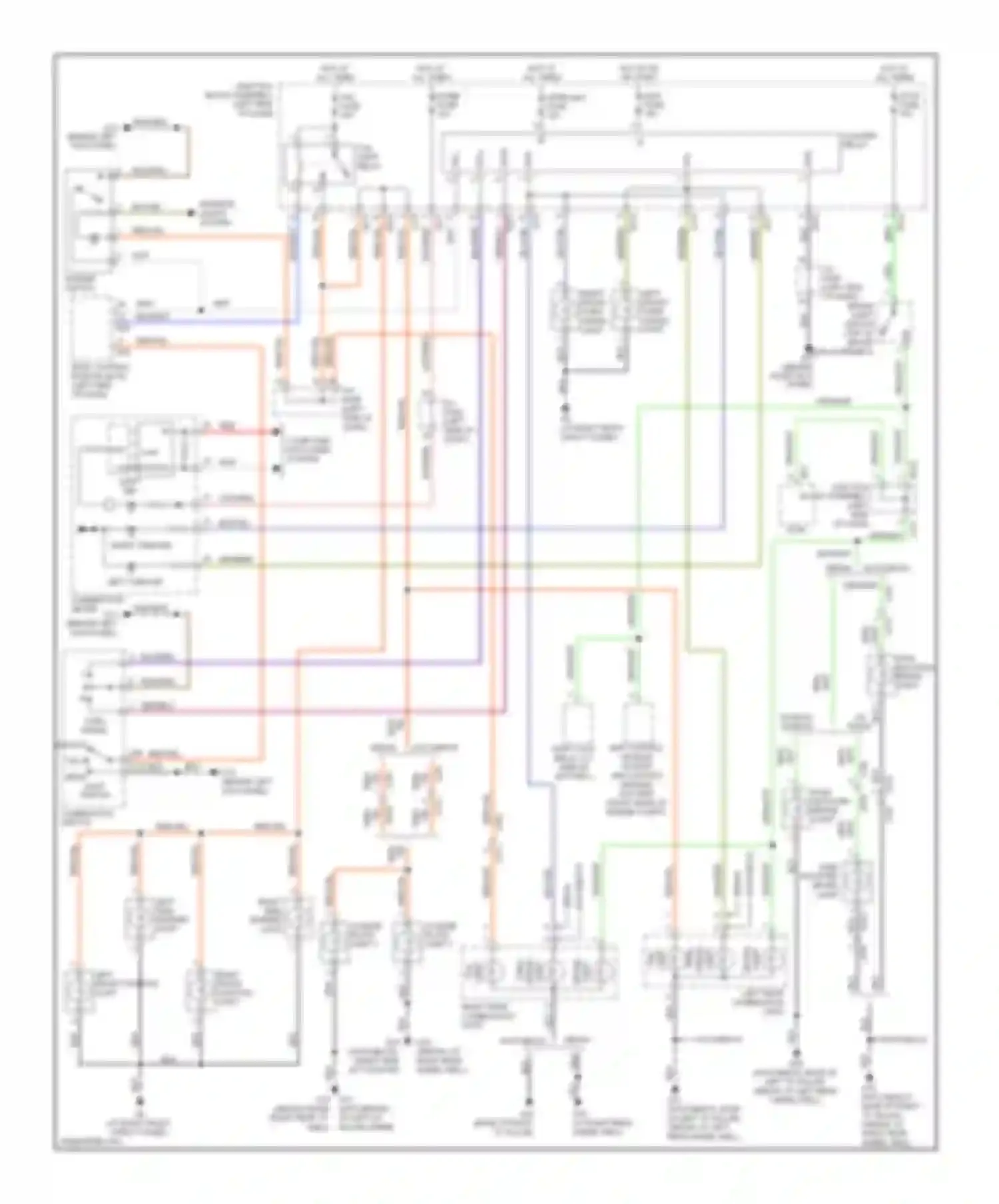 Wiring diagram right front position light for Suzuki SX4 I facelift (2009-2014) (1 of 2)
