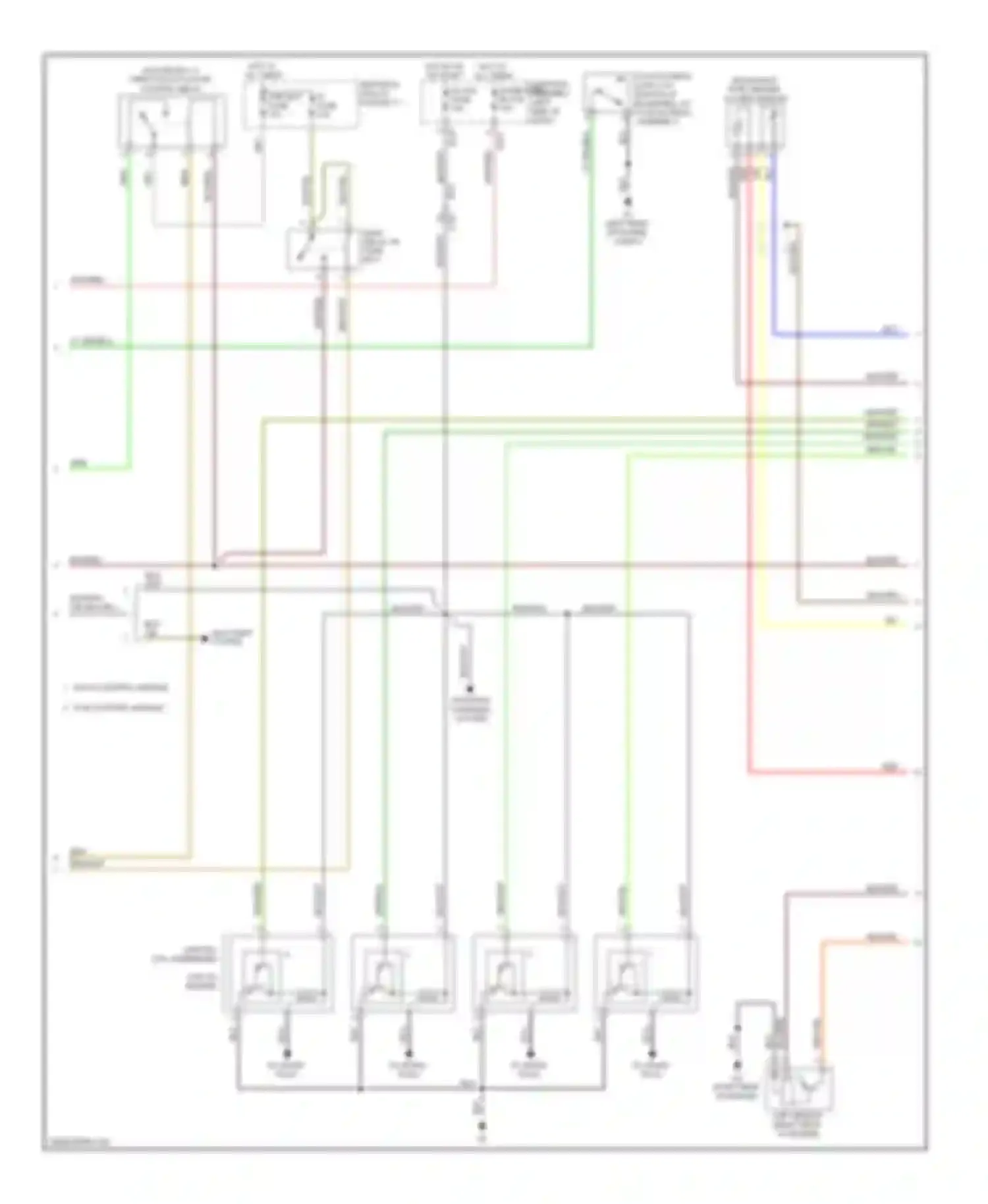 Wiring diagram w/ id control module for Suzuki SX4 I facelift (2009-2014) (2 of 2)