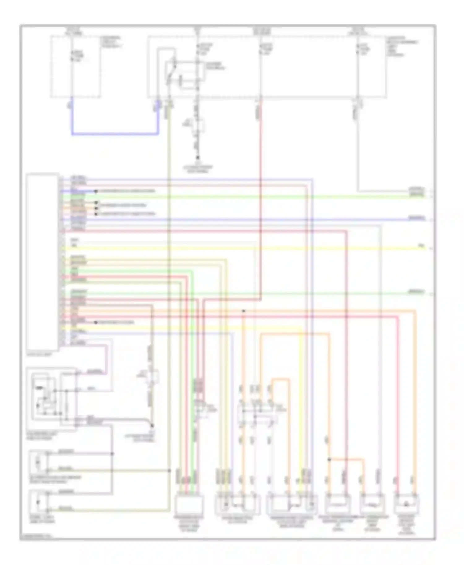 SX4 Suzuki I (2006-2009): Automatic a/c circuit (1 of 2)