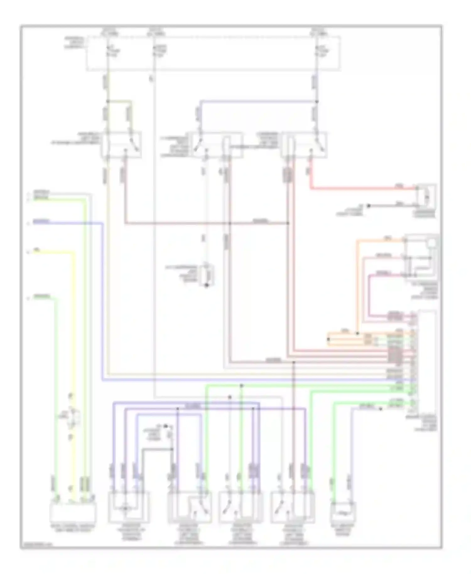 SX4 Suzuki I (2006-2009): Automatic a/c circuit (2 of 2)