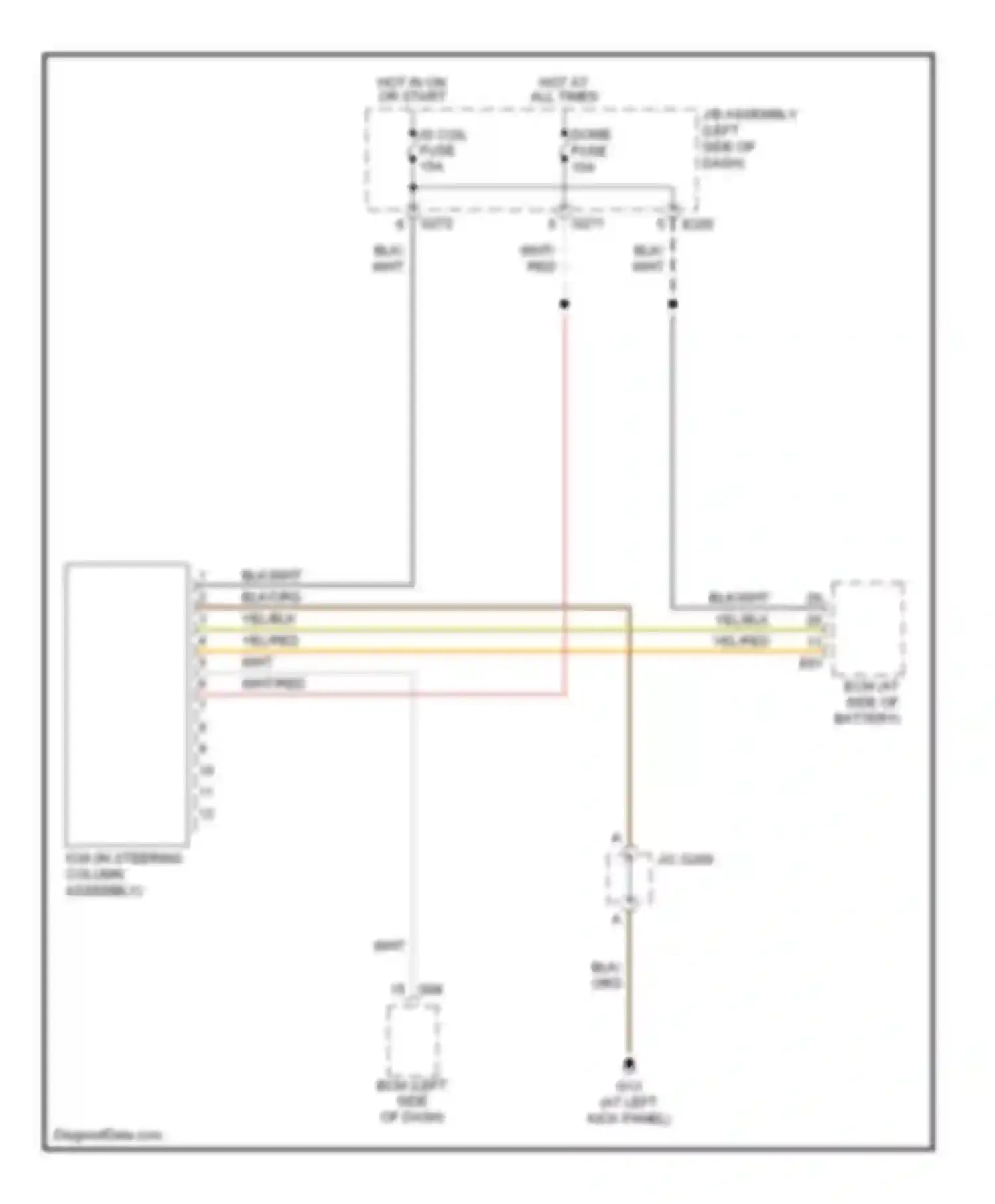 SX4 Suzuki I (2006-2009): Anti-theft circuit
