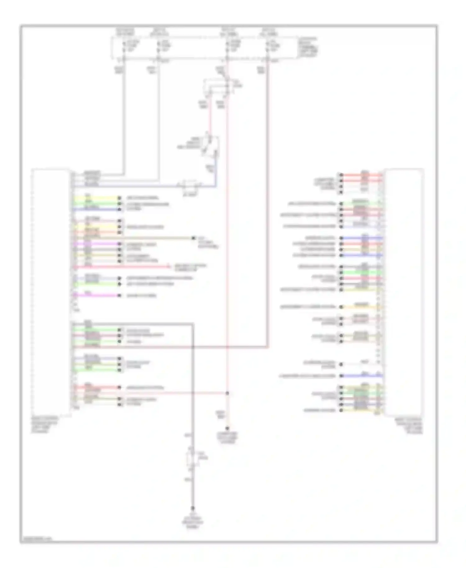 SX4 Suzuki I (2006-2009): Body control modules circuit