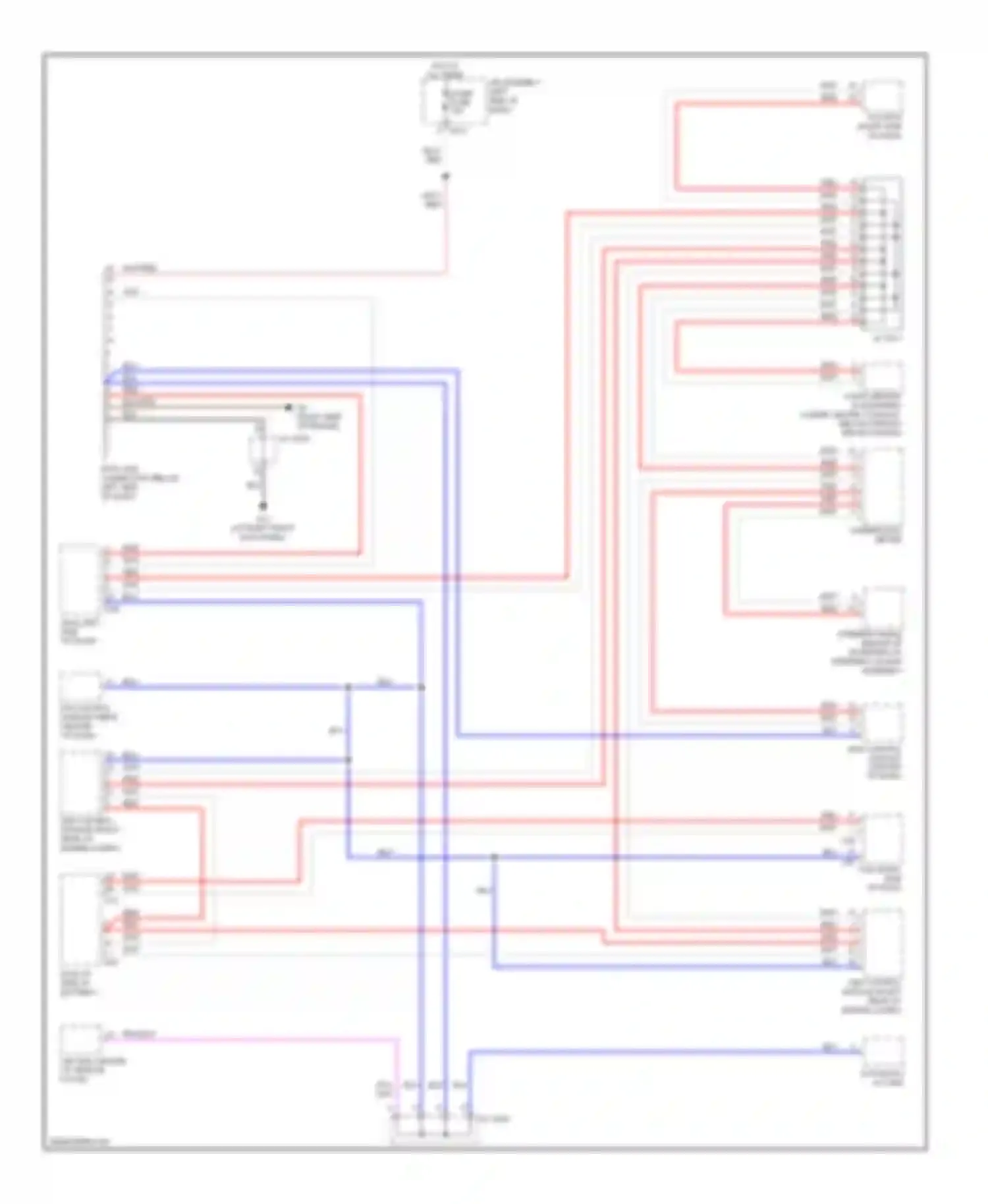 SX4 Suzuki I (2006-2009): Computer data lines circuit