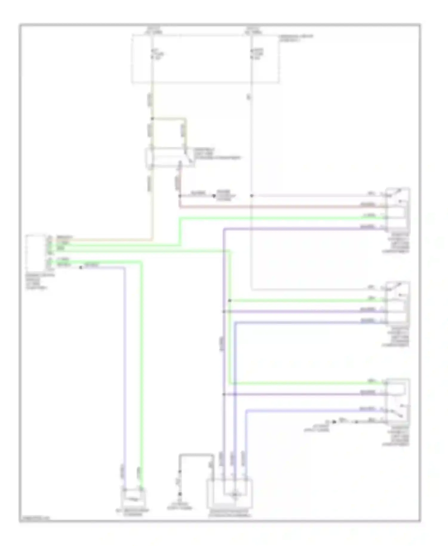 SX4 Suzuki I (2006-2009): Cooling fan circuit