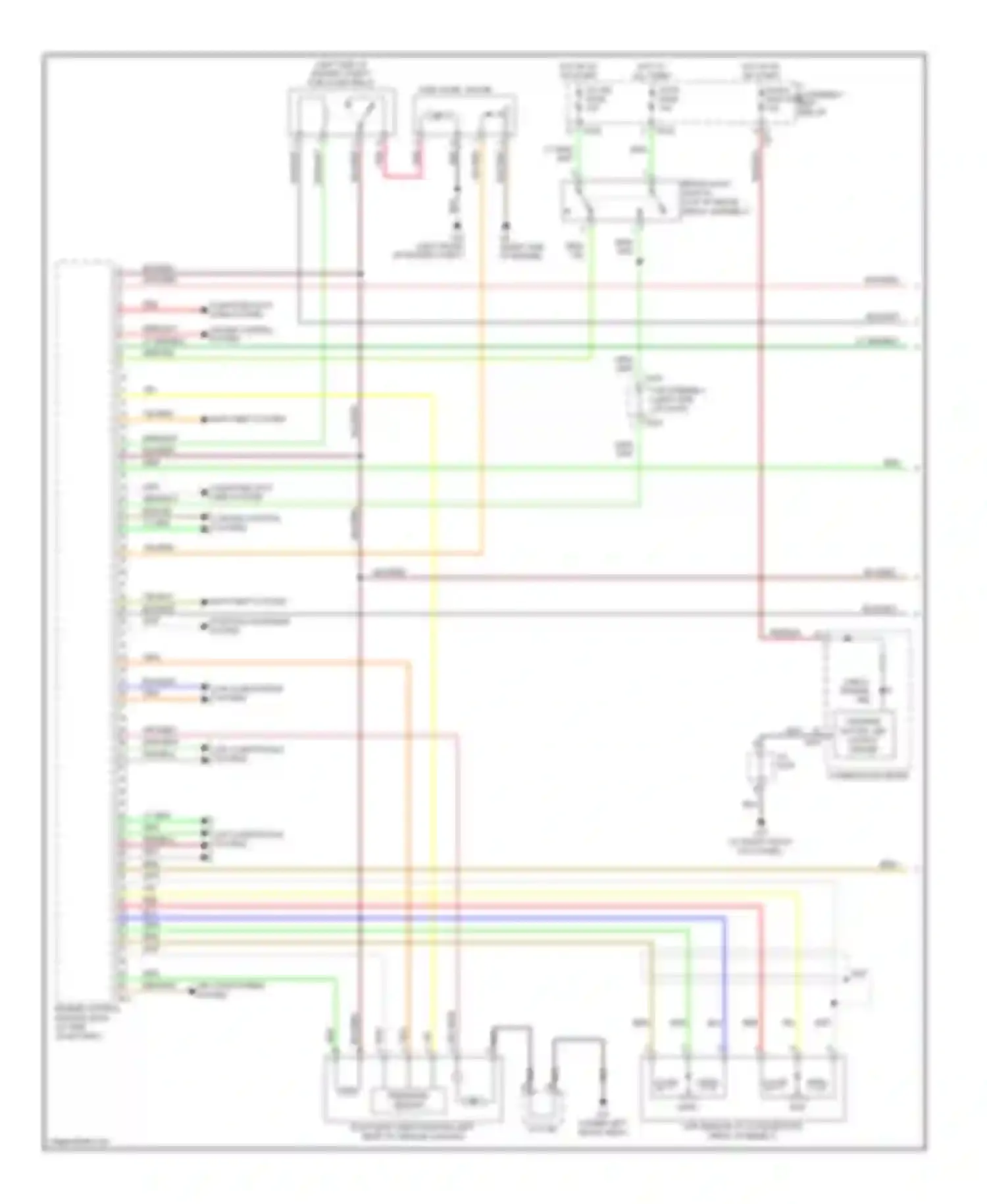 SX4 Suzuki I (2006-2009): Wiring diagram engine performance 2.0l (1 of 3)