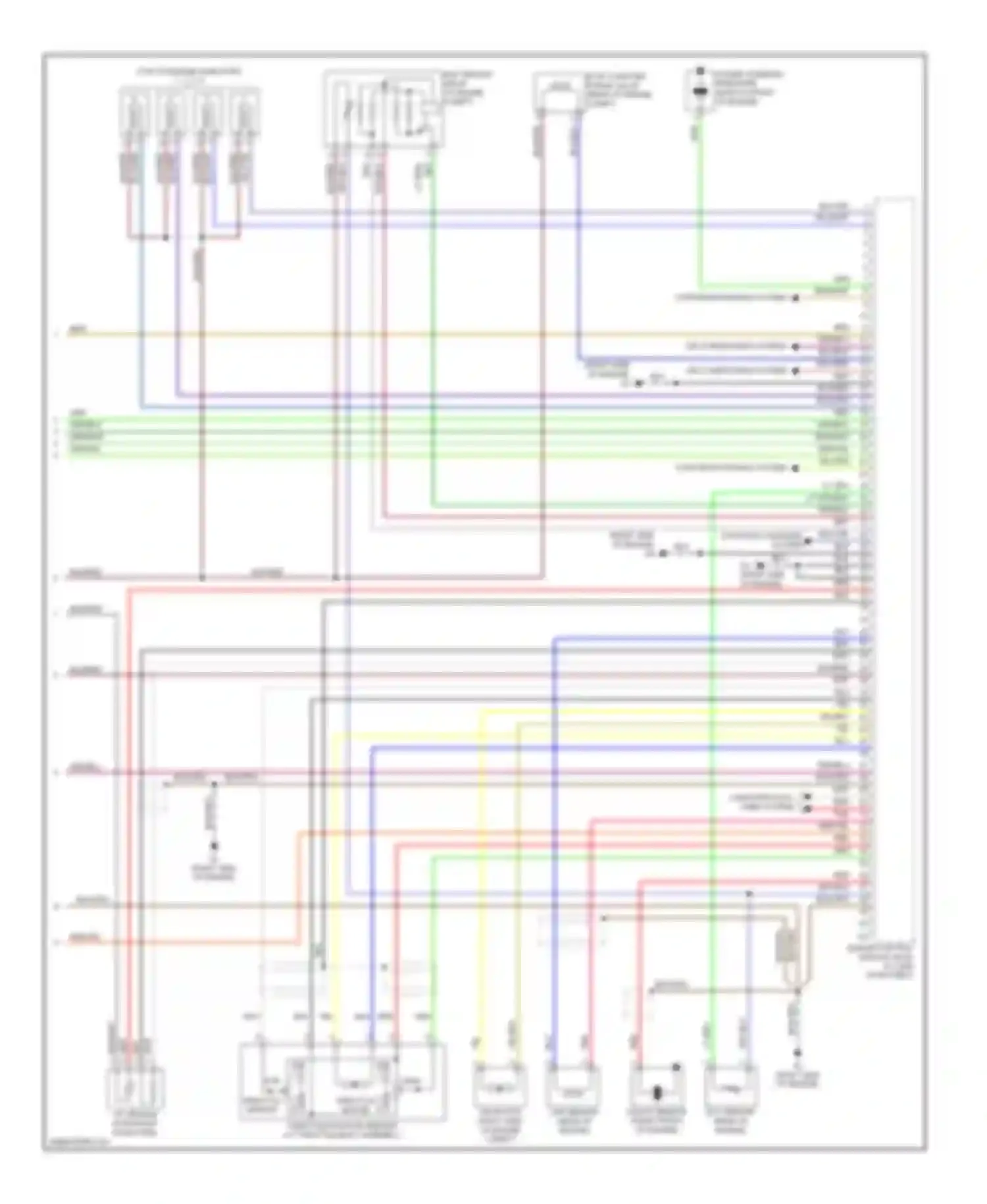 SX4 Suzuki I (2006-2009): Wiring diagram engine performance 2.0l (3 of 3)