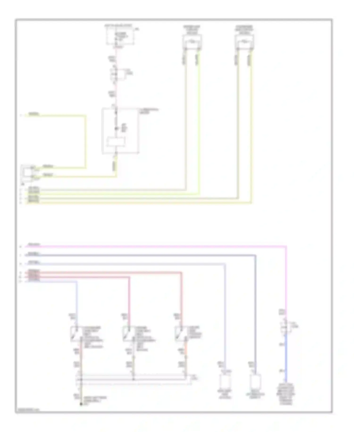 SX4 Suzuki I (2006-2009): Supplemental restraints circuit (2 of 2)