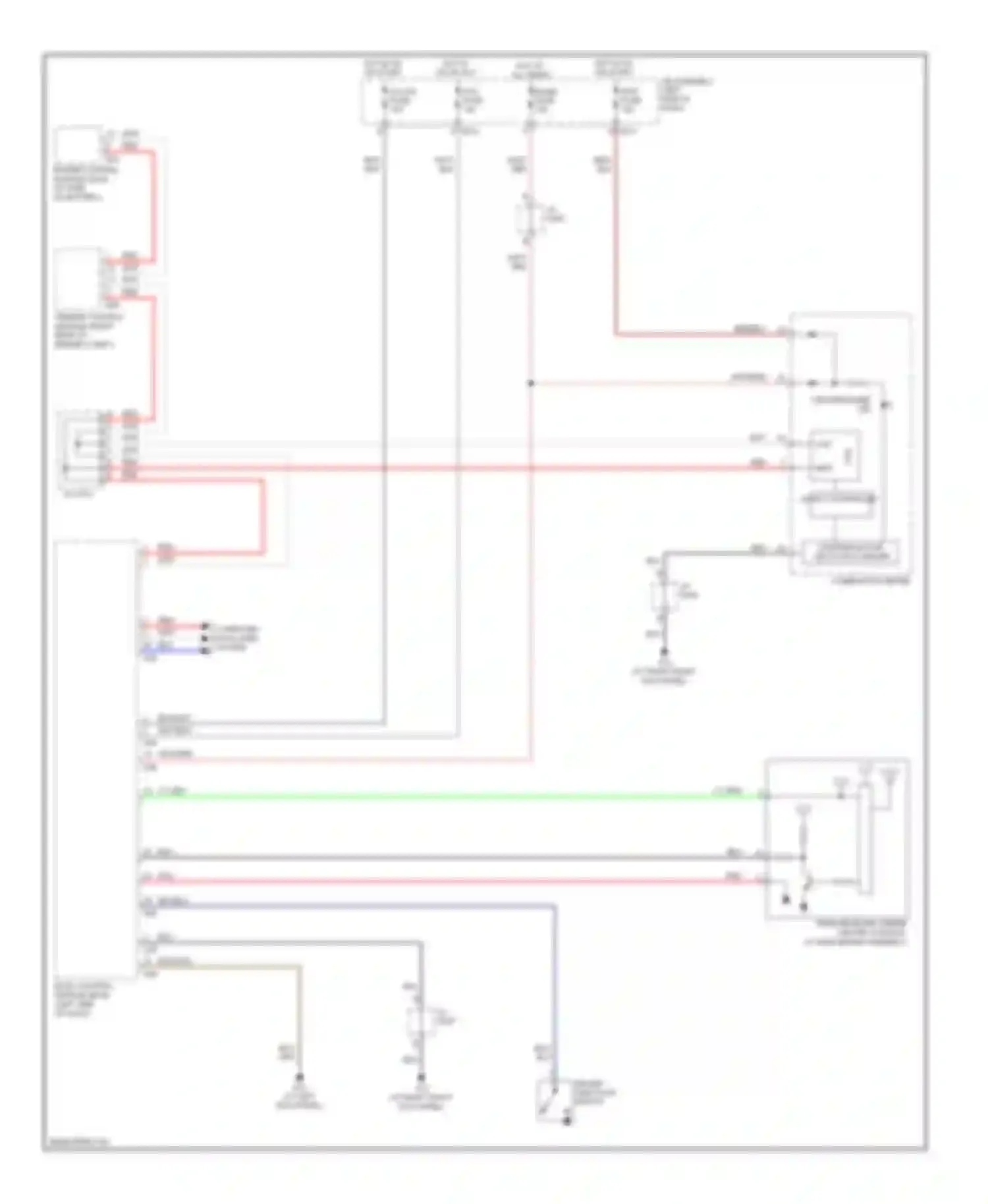 Wiring diagram blk/blu for Suzuki SX4 I (2006-2009) (9 of 9)