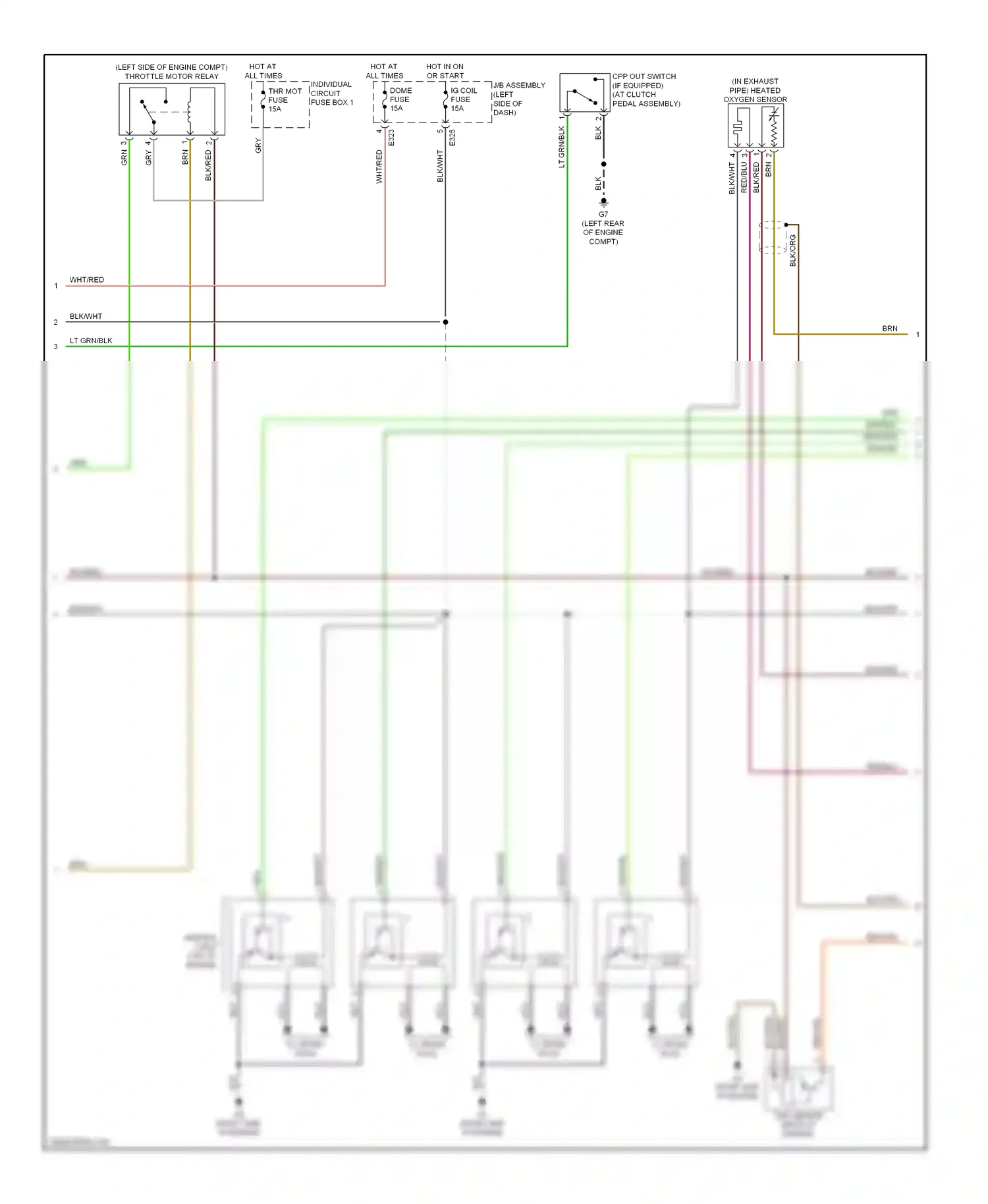 Wiring diagram blk/org for Suzuki SX4 I (2006-2009) (9 of 20)