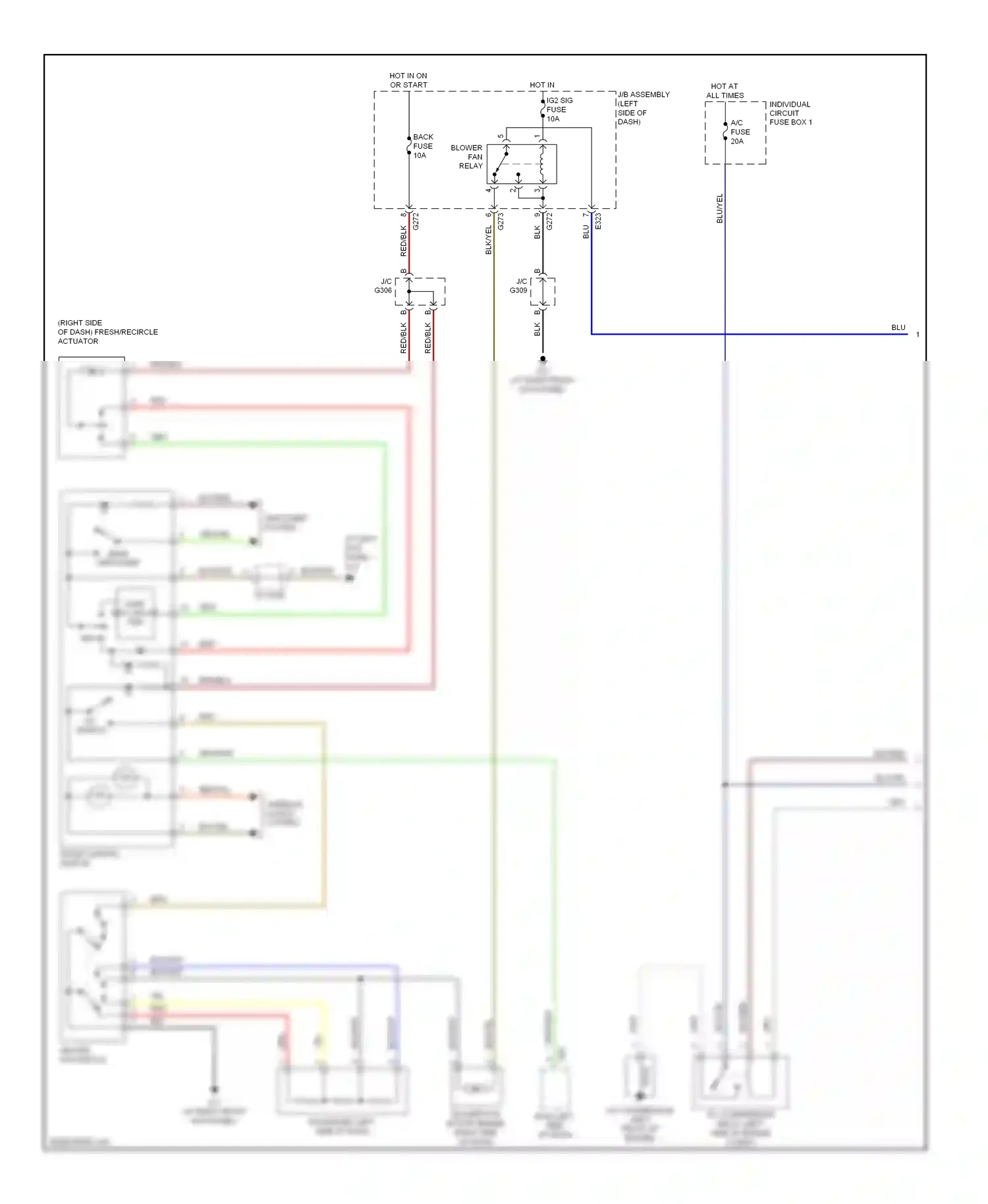 Wiring diagram blk/red for Suzuki SX4 I (2006-2009) (7 of 15)
