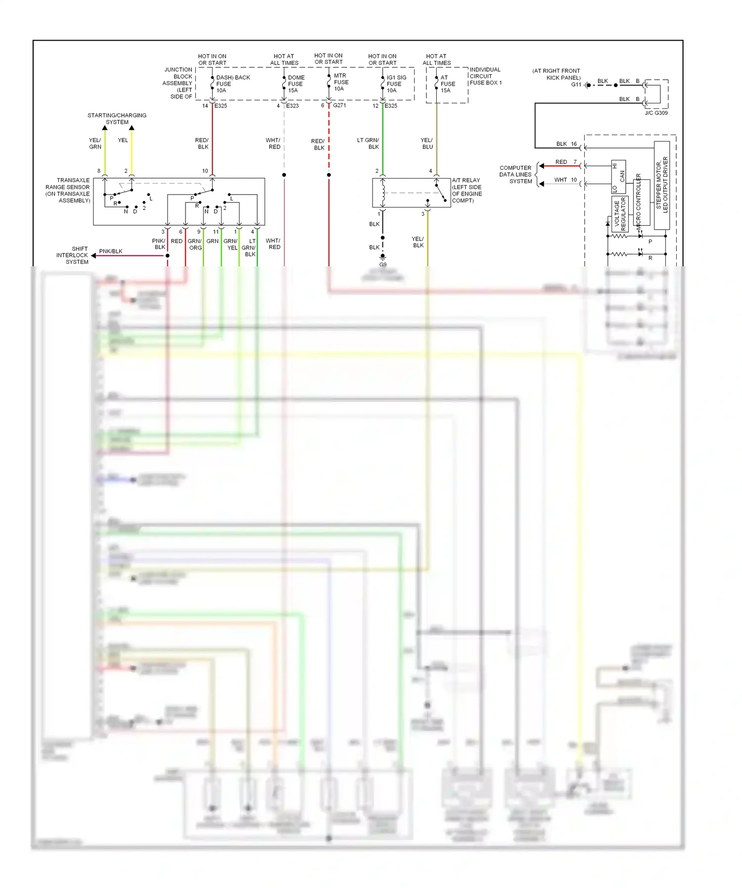 Wiring diagram blu for Suzuki SX4 I (2006-2009) (22 of 29)