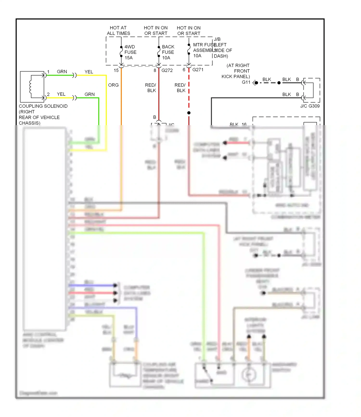 Wiring diagram blu for Suzuki SX4 I (2006-2009) (21 of 29)