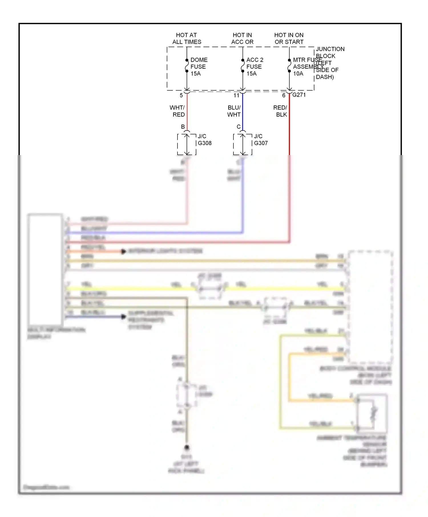 Wiring diagram blu for Suzuki SX4 I (2006-2009) (17 of 29)